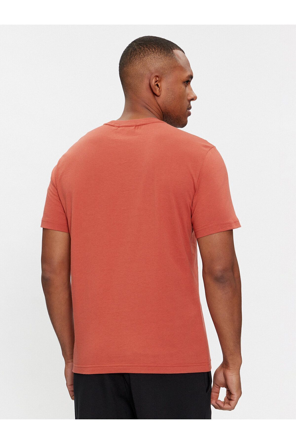 تی شرت نارنجی مردانه آرم برند آقایان روزانه از K10K112401 S0B استفاده کنید Calvin Klein