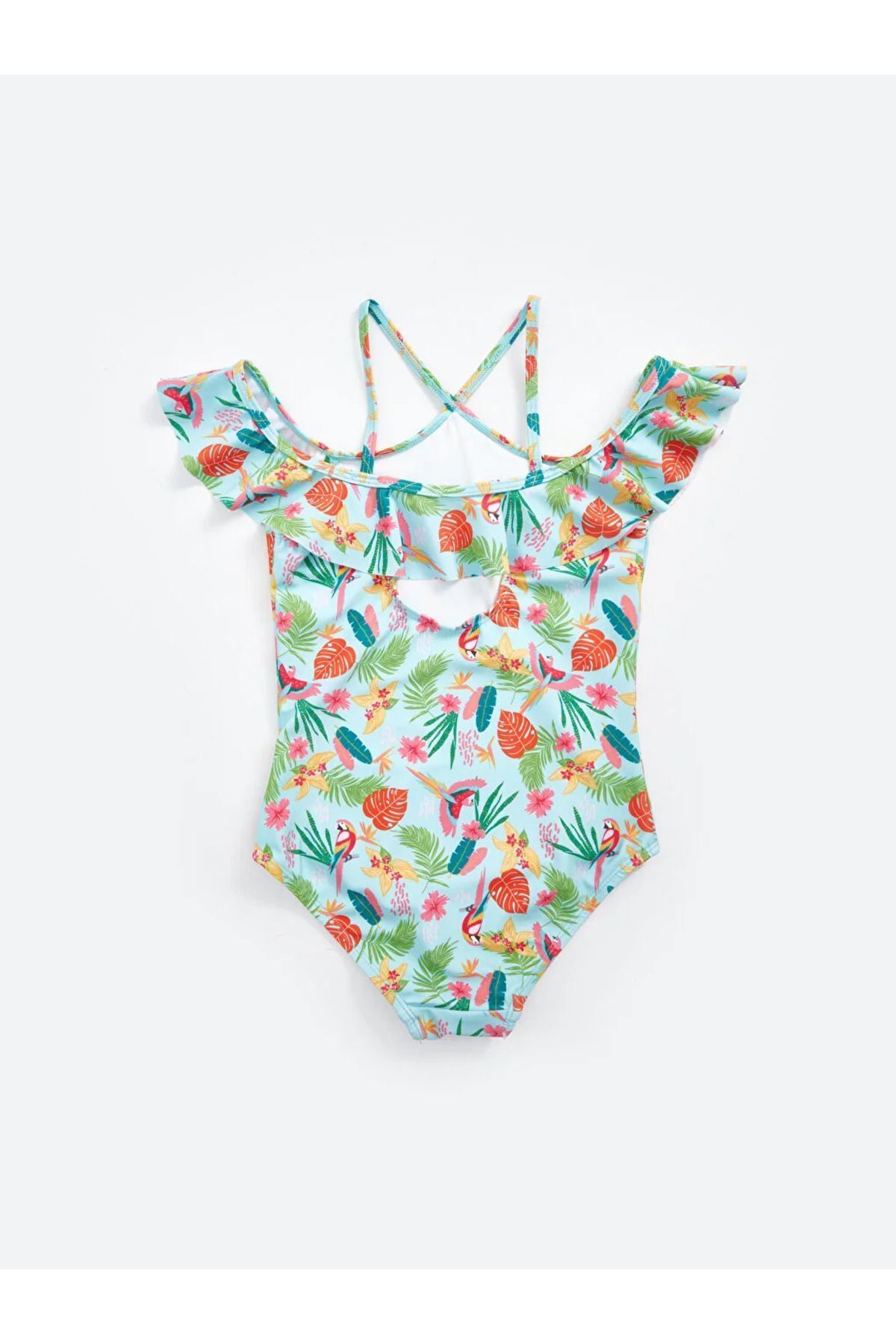 LC Waikiki Hızlı Kuruyan Baskılı Kız Çocuk Mayo fotoğrafı 2 (önizleme)