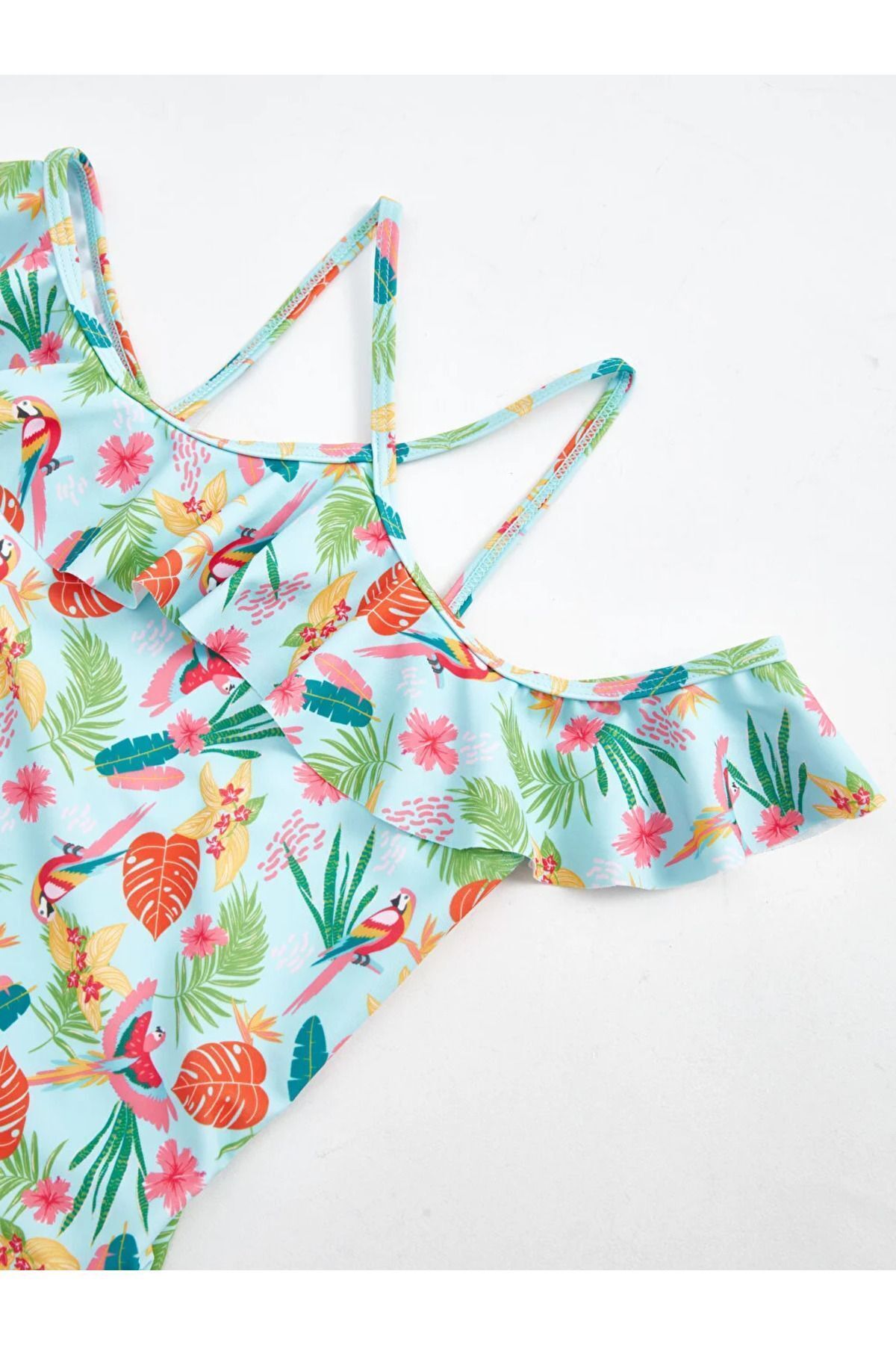 LC Waikiki Hızlı Kuruyan Baskılı Kız Çocuk Mayo fotoğrafı 3 (önizleme)