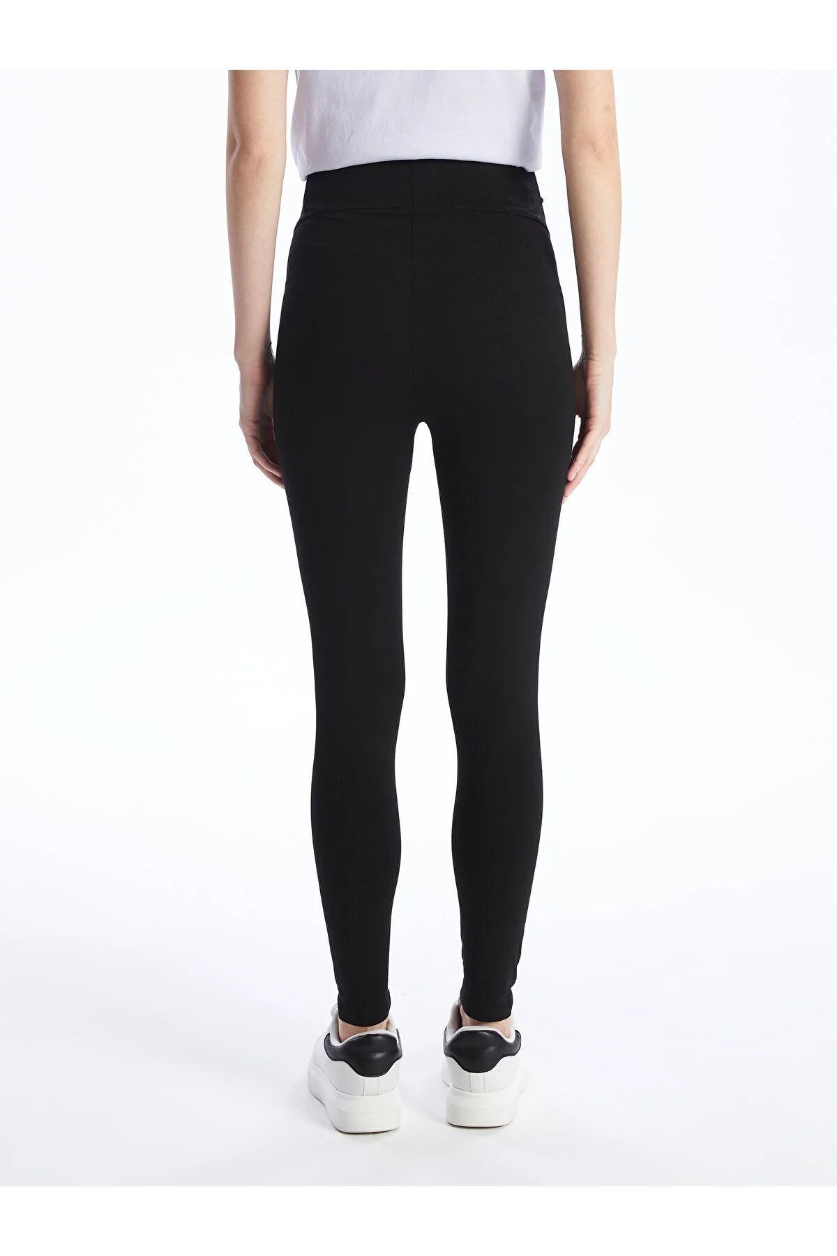 LC Waikiki-LCWAIKIKI Maternity Plain Maternity Leggings with Abdominal Panel 3