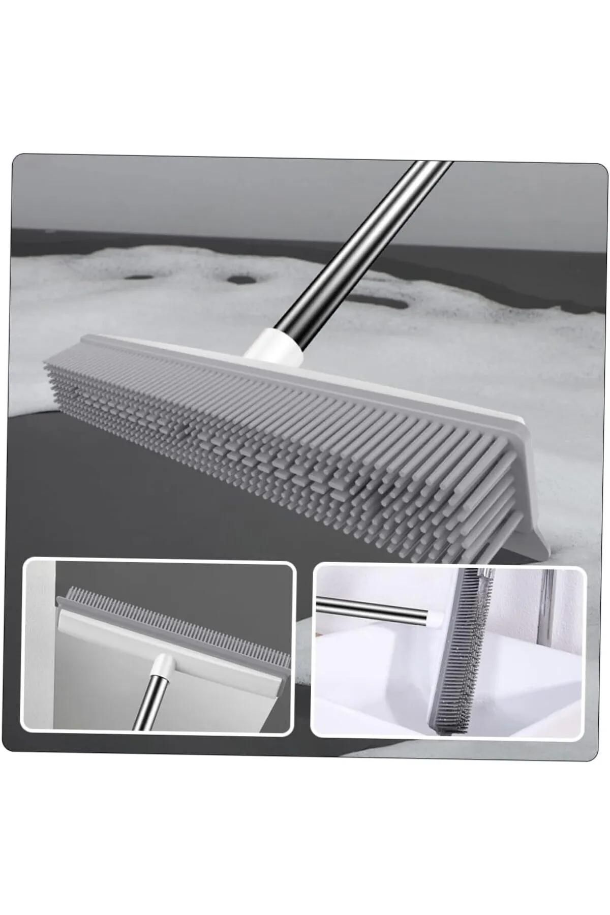 homeneeds-Silicone Floor Squeegee - Mop Cleaning Brush with Telescopic and Handle 1