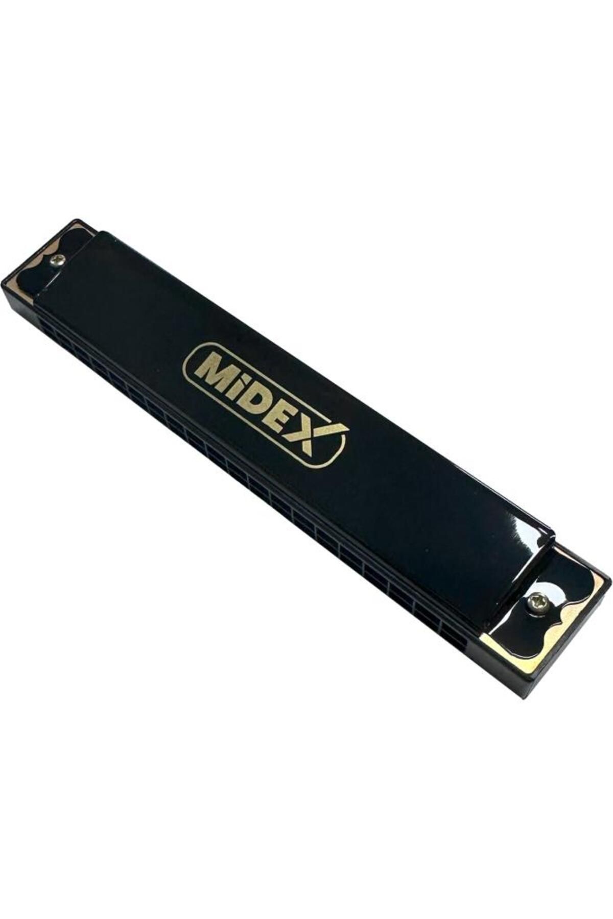 Midex Hn-20bk Siyah 20 Delikli Mızıka Do (C)