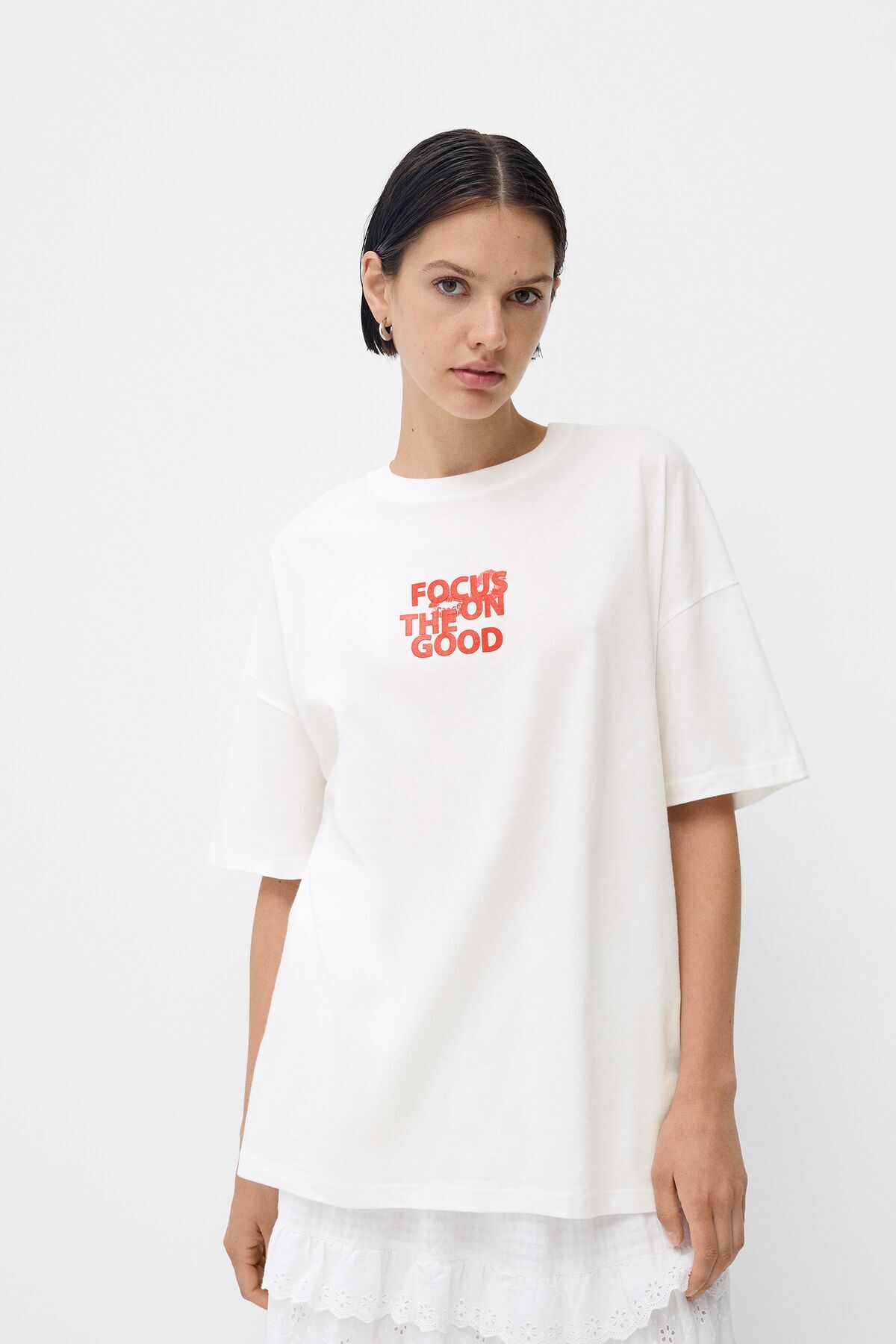 Trendyol T-Shirt Girocollo da Donna Basic Standard Camicia, Nero, S