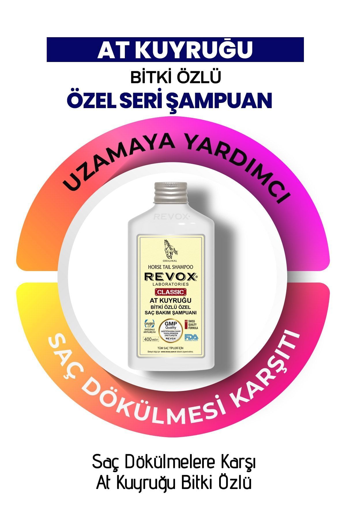 Saç Dökülmesini Engelleyen At Kuyruğu Bitki Özlü Şampuan 400 Ml 2 Adet - 2