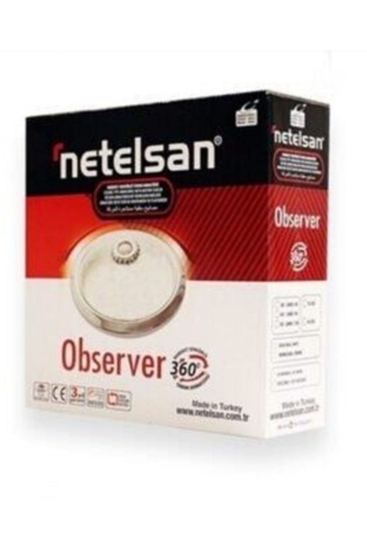 Netelsan-Sensor Ceiling Luminaire Observer Double Socket 360 Degree 3