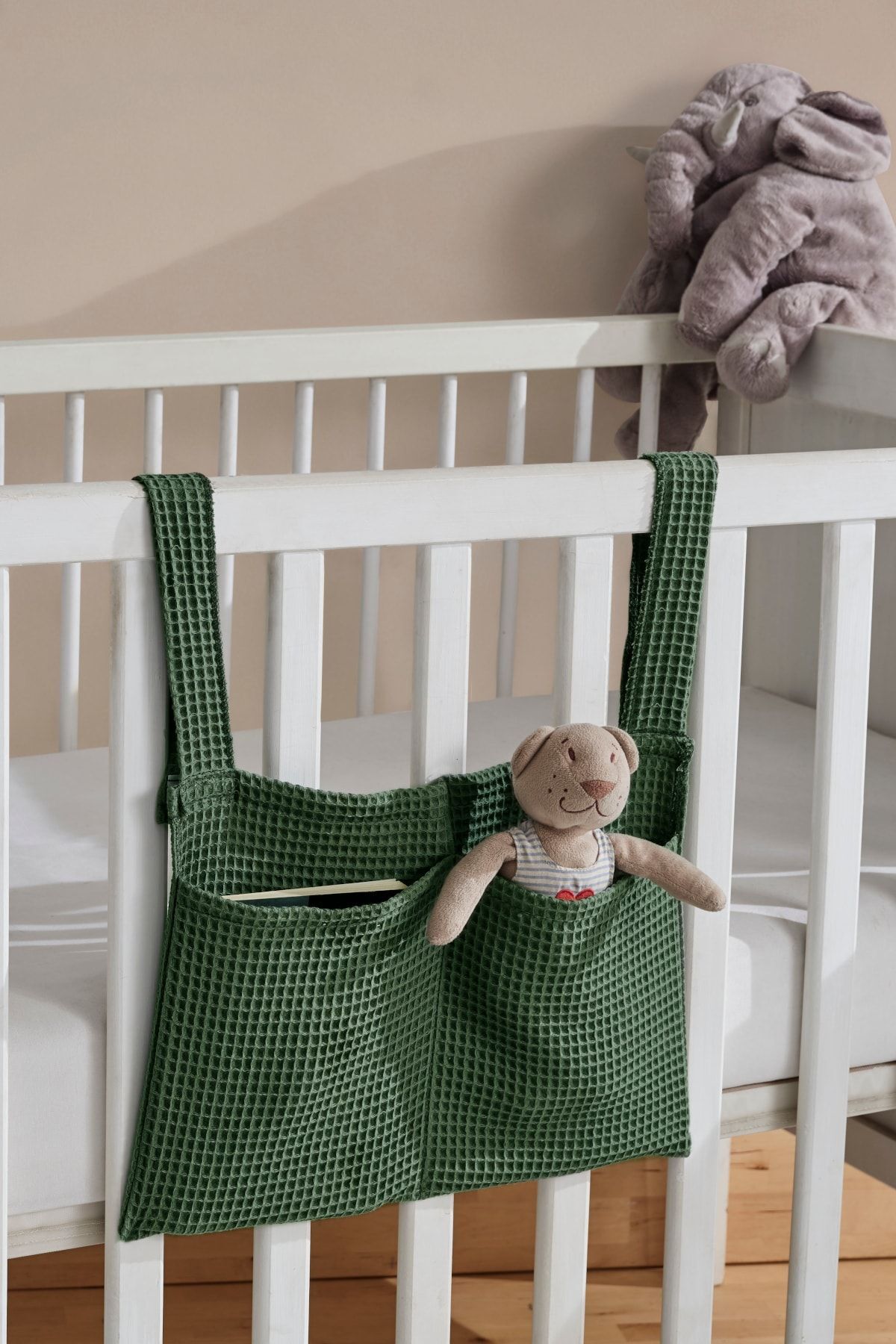 Wheeppo Waffle Pike Beşik Yanı Organizer Düzenleyici  Yeşil