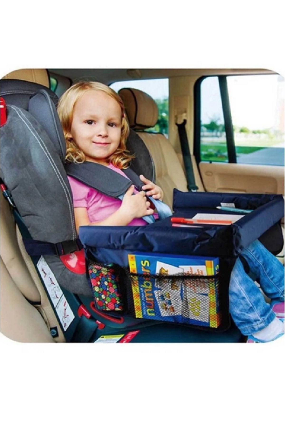 mc.pierobaby Oto Koltuğu Çocuk Aktivite Masası & Eğitici Bebek Arabası Seyahat Masası & Bebek Koltuğu Tepsisi fotoğrafı 2 (önizleme)