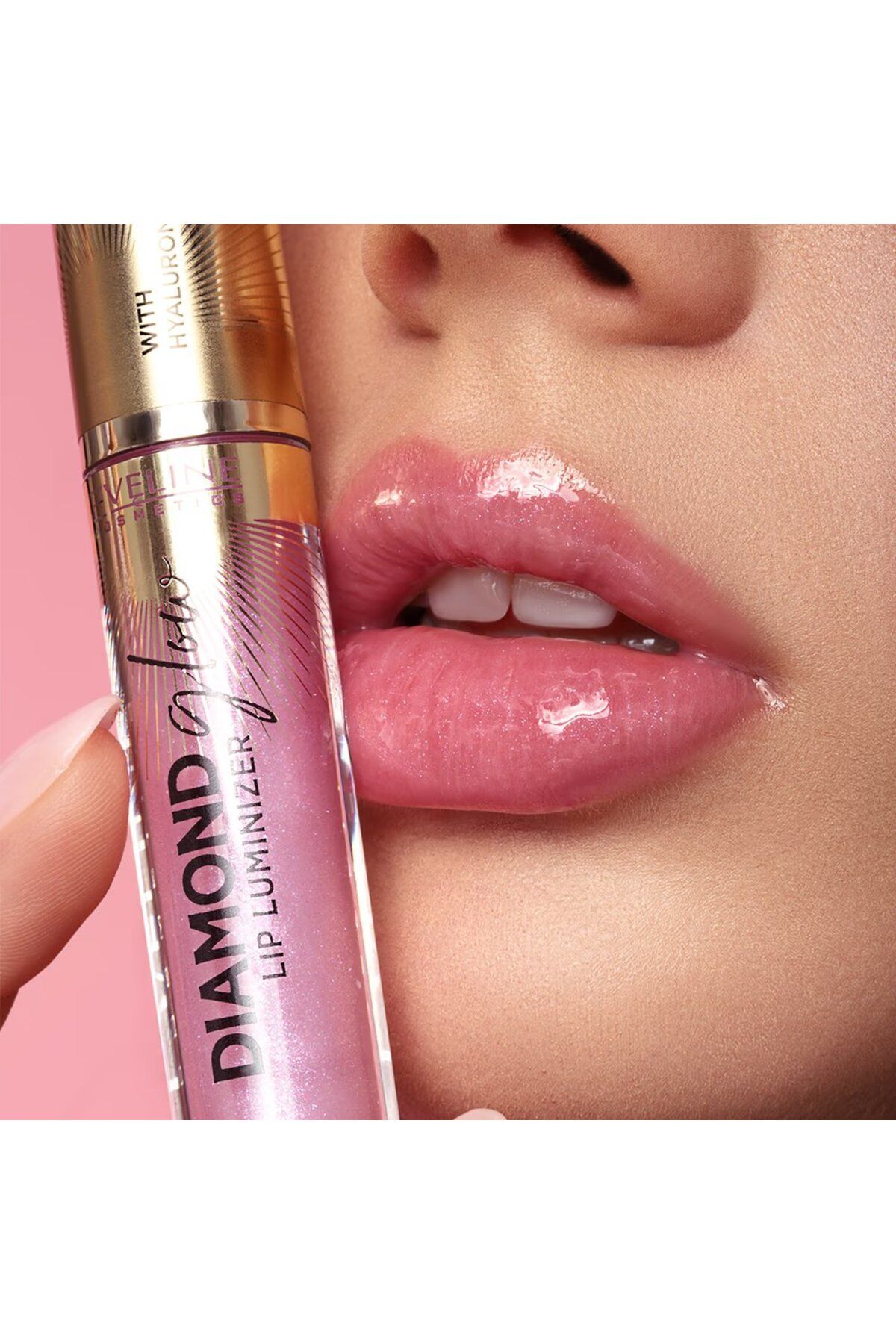 Eveline Cosmetics-ملمع الشفاه دايموند جلو بحمض الهيالورونيك 4.5 مل 6