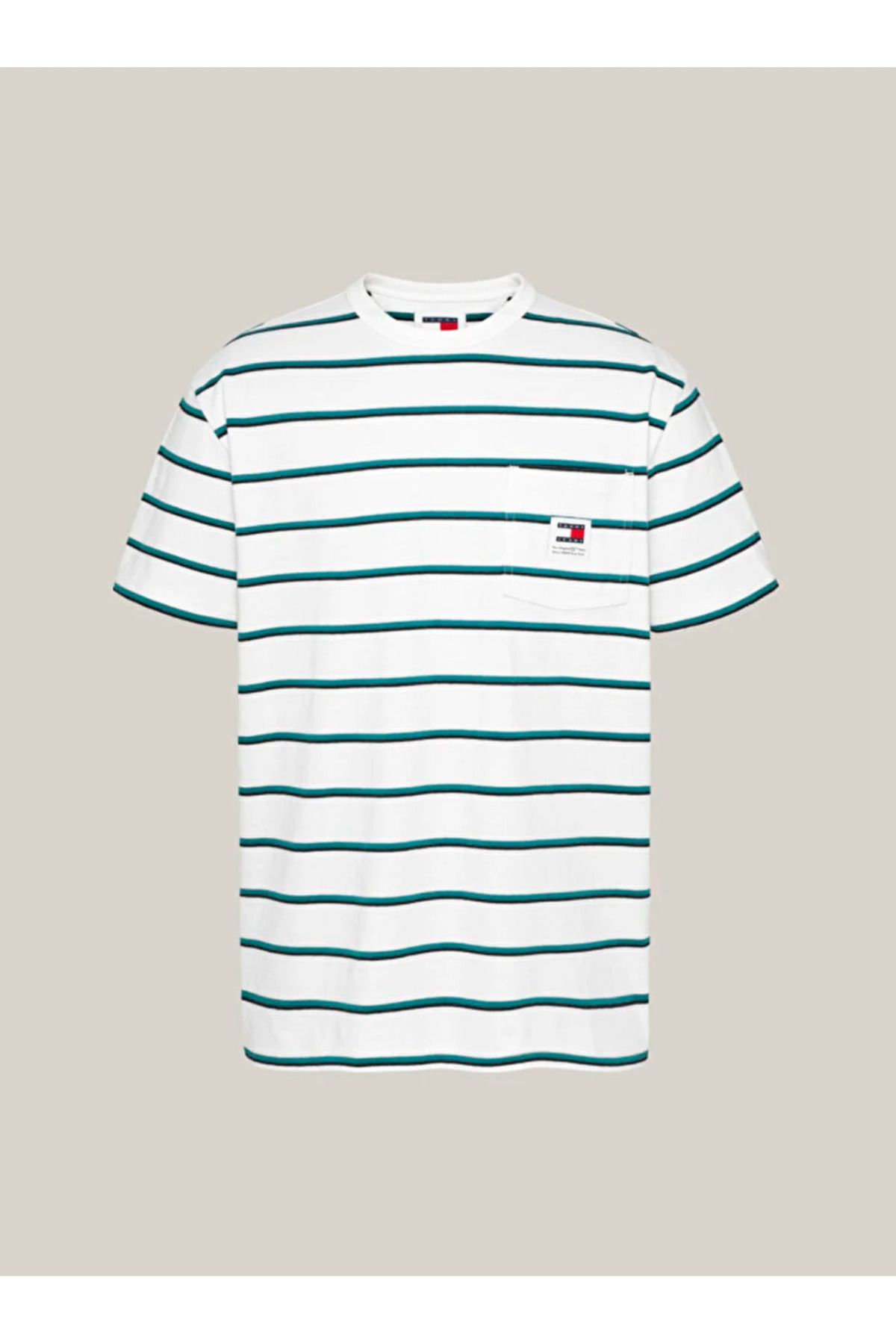Tommy Hilfiger Stripe Relaxed Fit T Shirt Fiyat Yorumlar Trendyol