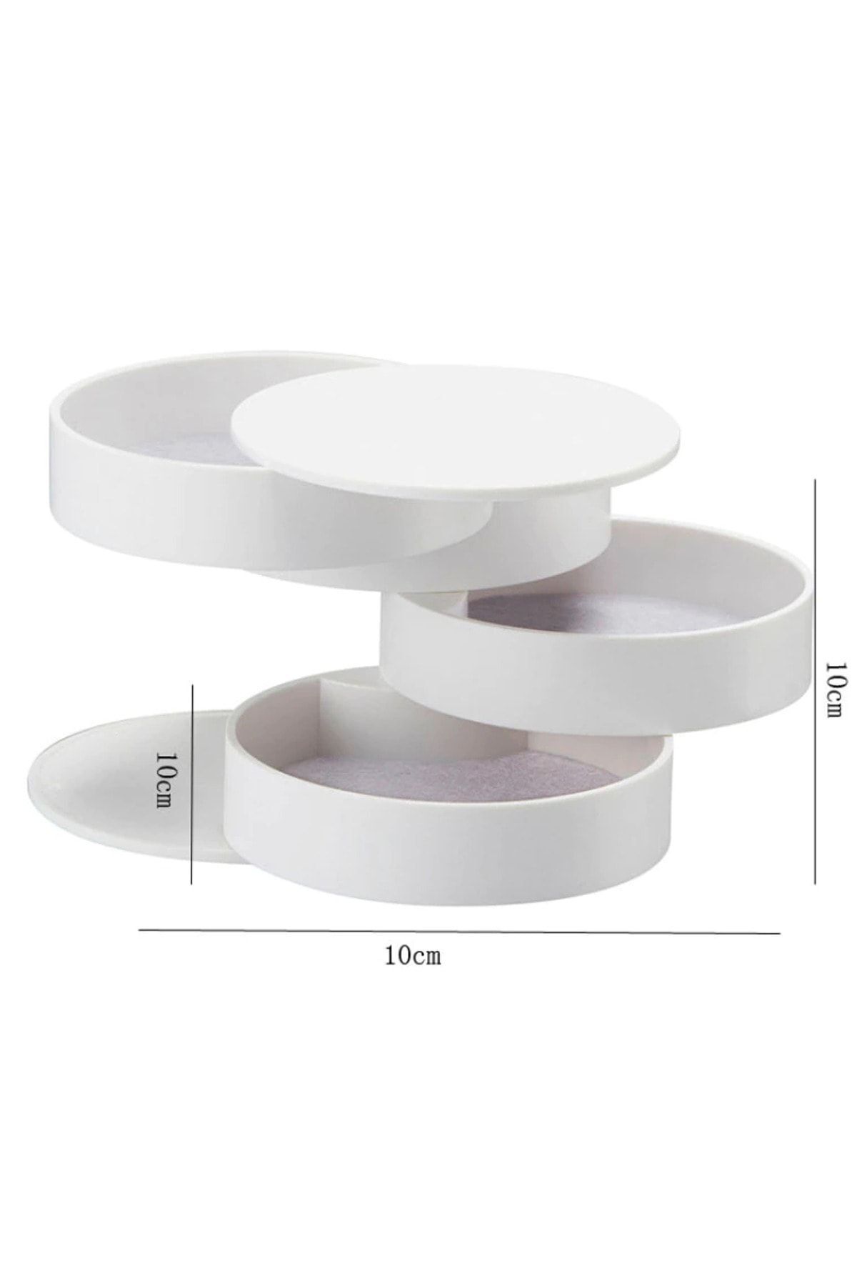 Pufwin Home-Organizator de cutie de depozitare pentru bijuterii și bijuterii de culoare chihlimbar 3