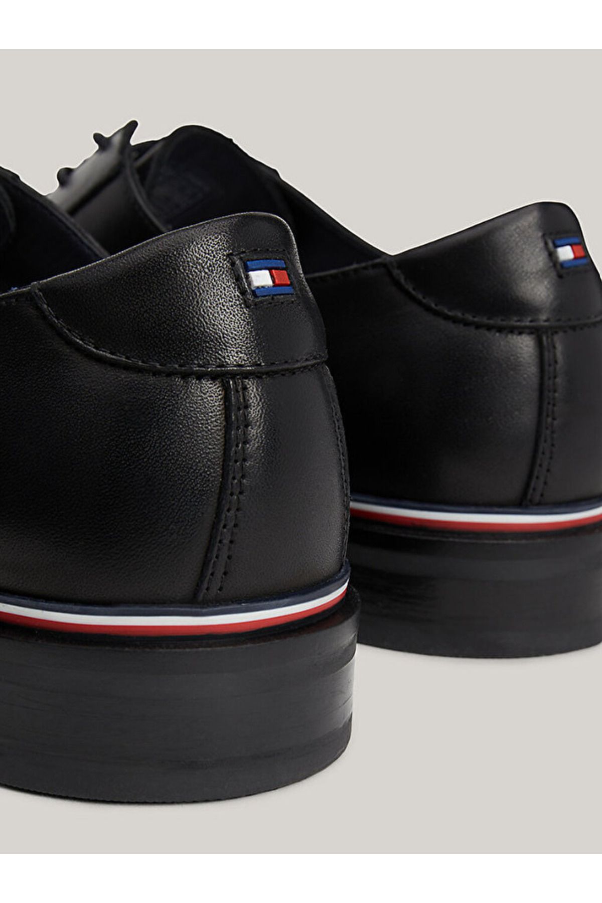کفش های کلاسیک مردانه دربی نوار امضای چرمی Tommy Hilfiger
