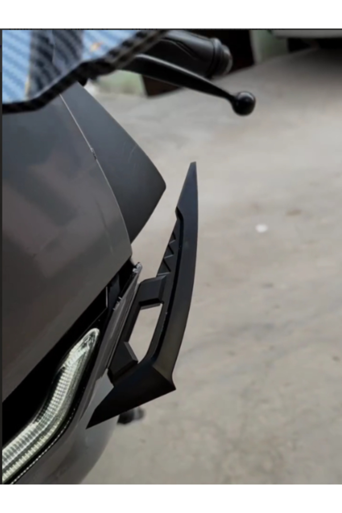 CANEREGE 2 adet motosiklet Winglet aerodinamik Spoiler  yan SPOİLER motosiklet aksesuarları kask bıçağı V2