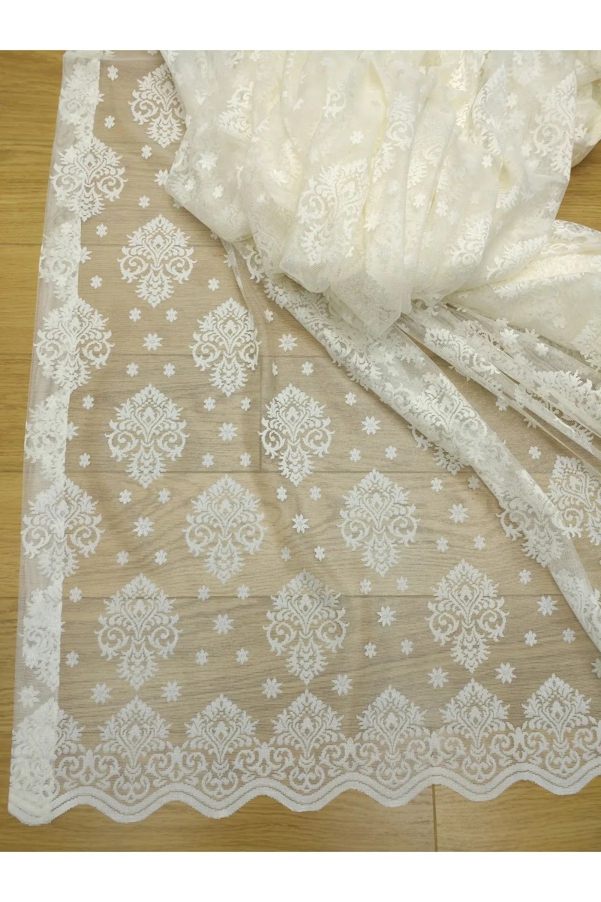 perdealemi-Modern Tulle Curtain Palate Pattern 1X3 Frequently Pile Suitable for Any Windows No Need Ironing 5