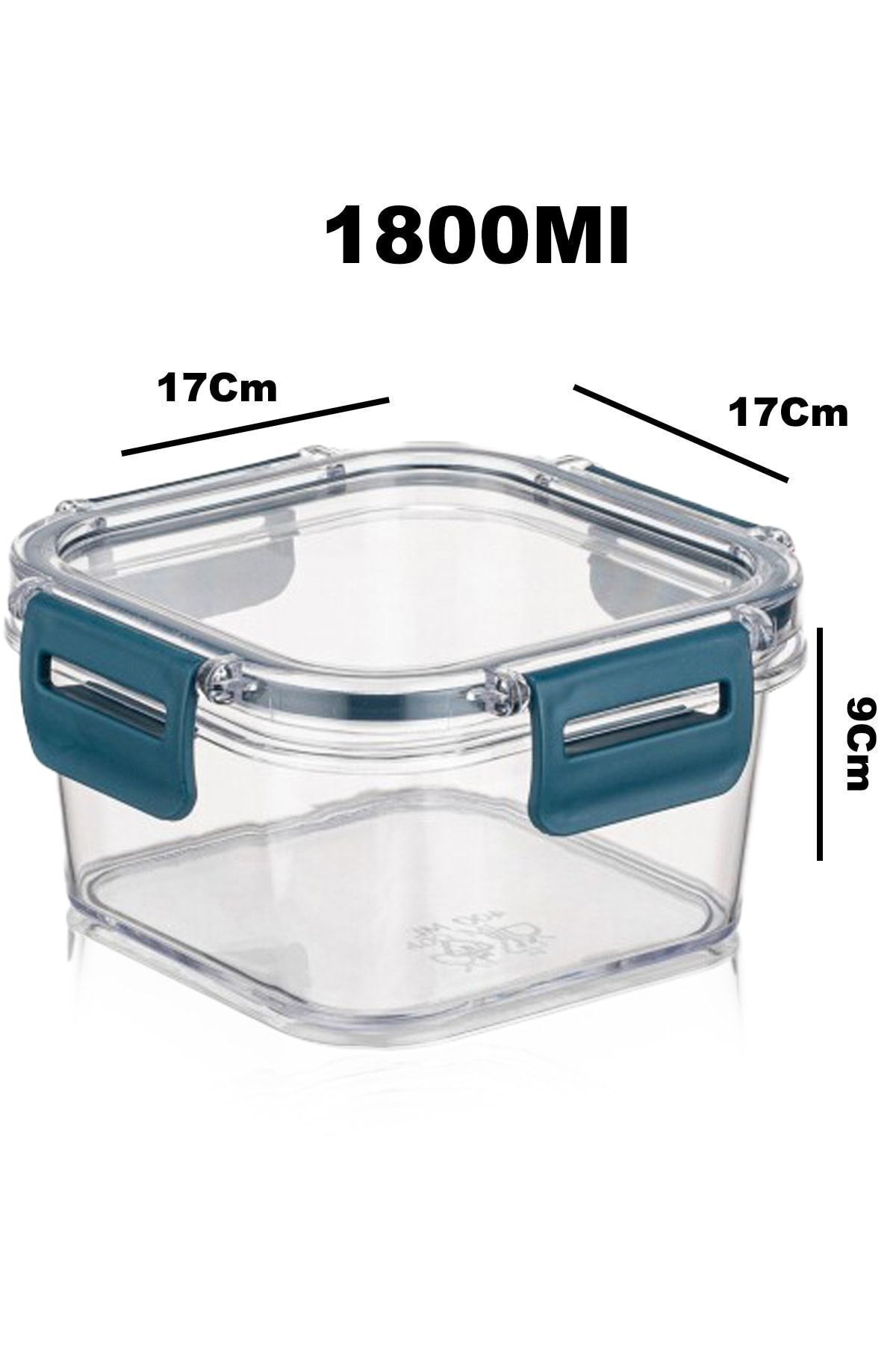 Calke-Set of 3 Leak-Proof Storage Container with Lock Lid 5