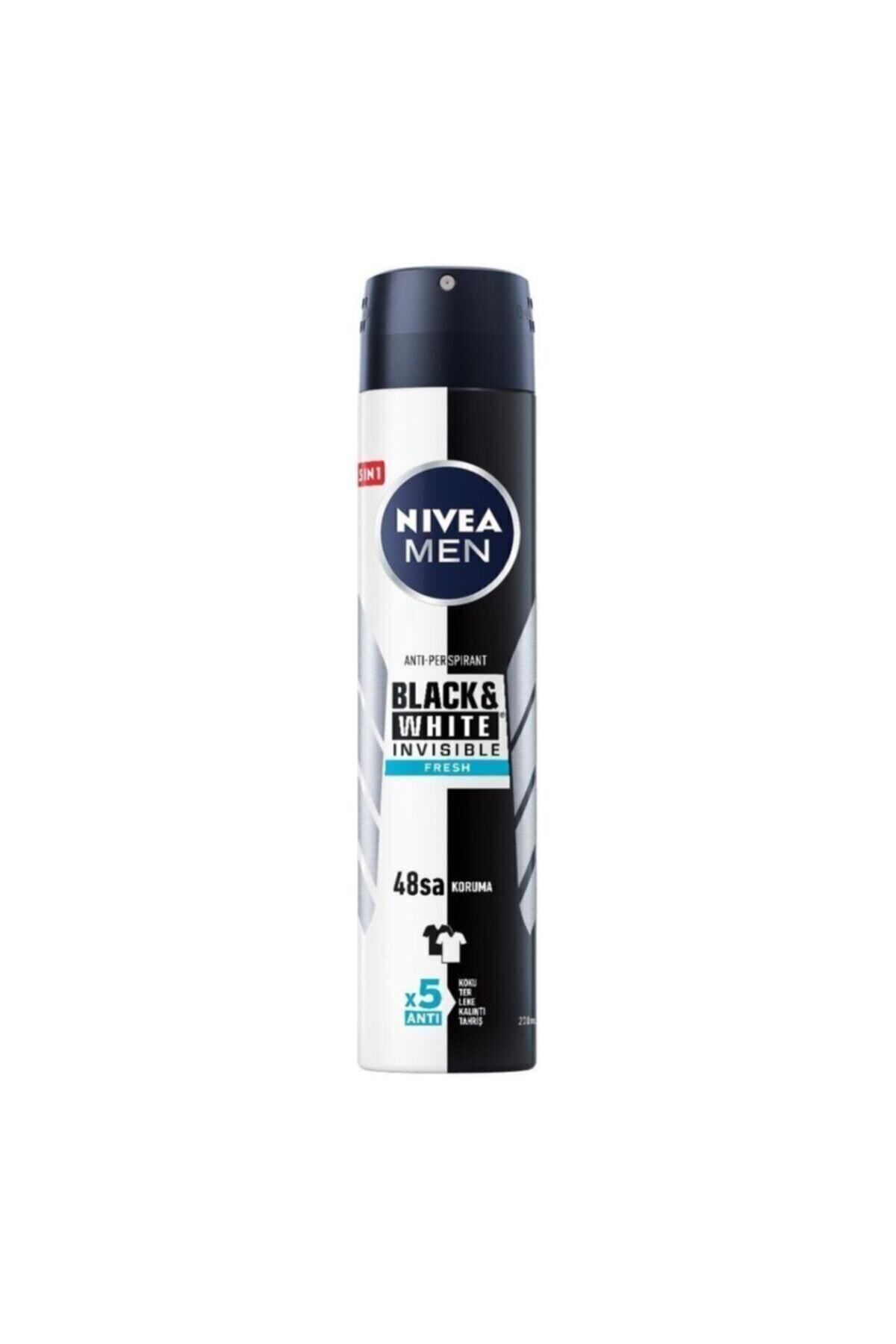 دئودورانت مردانه 200 میلی لیتری Black & White NIVEA