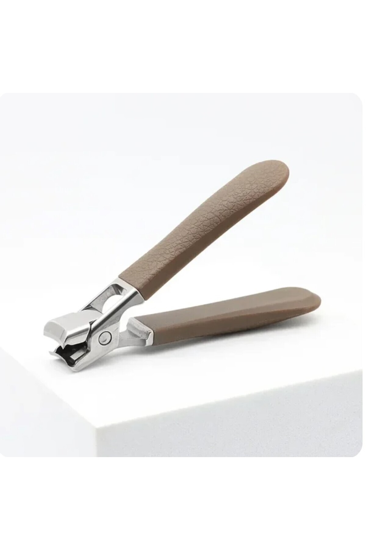 esdekor Kahverengi Tırnak Makası Anti-sıçrama Kalın Sert Ayak Tırnağı 1 Adet