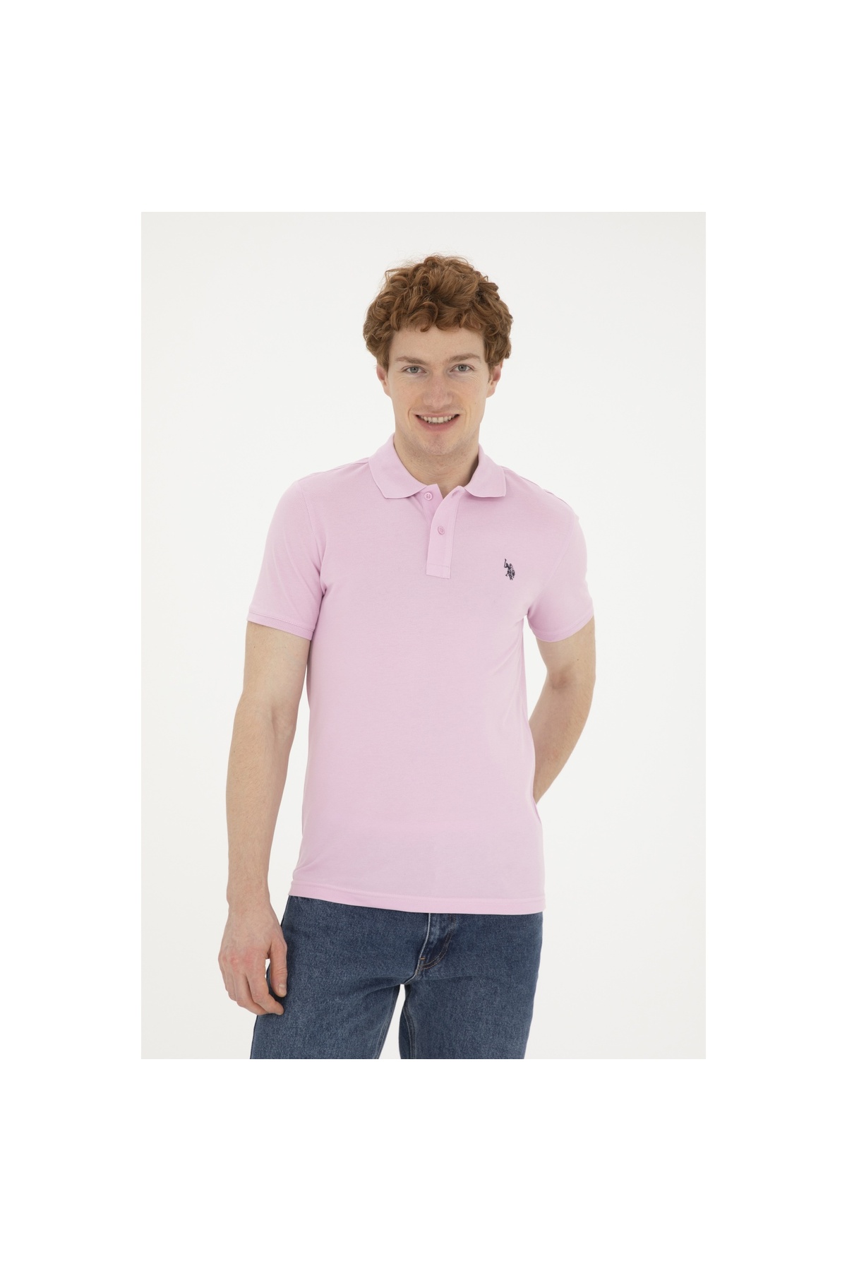 یو اس پولو تی‌شرت مردانه طرح بیسیک کد ۱۷۹۲۴۰۶