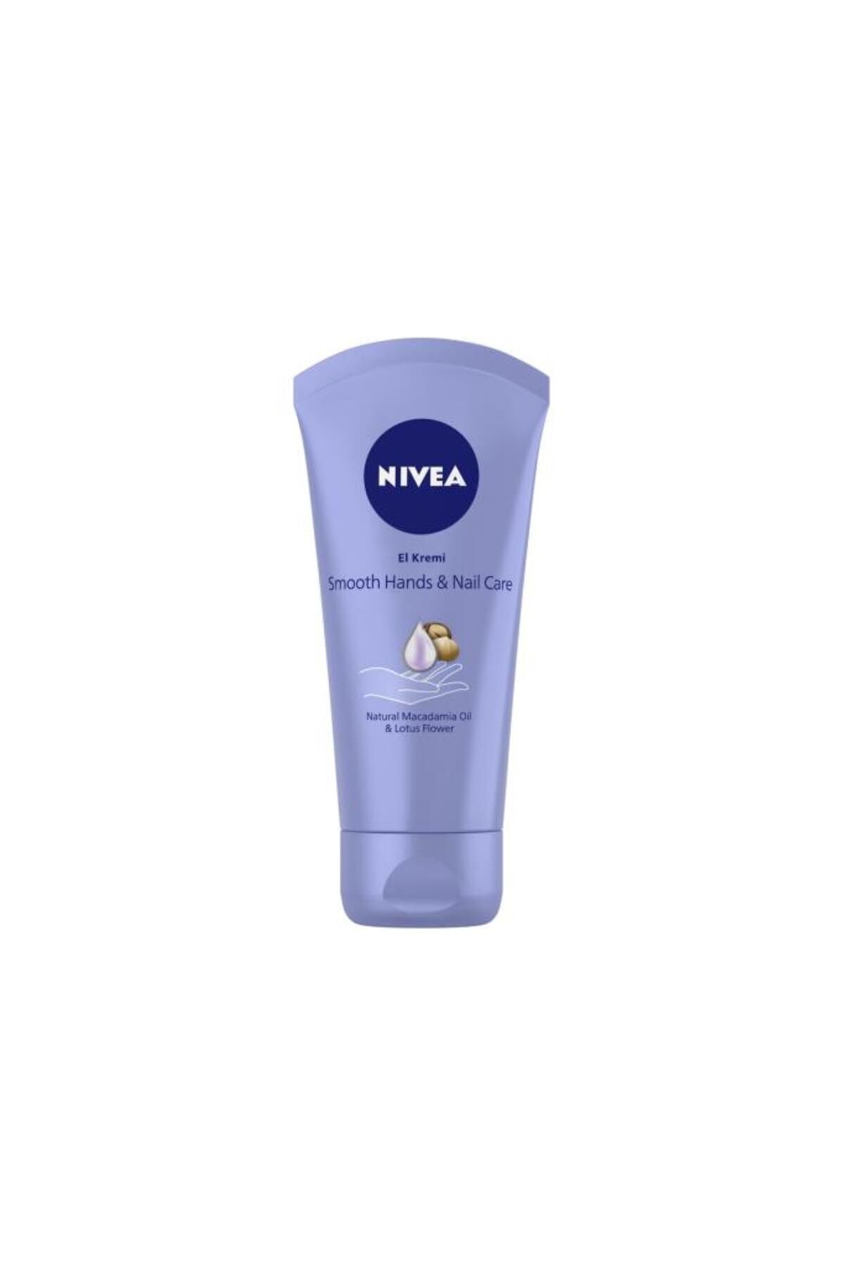 NIVEA Pürüzsüzleştirici El ve Tırnak Bakım Kremi 75ml,Macademia