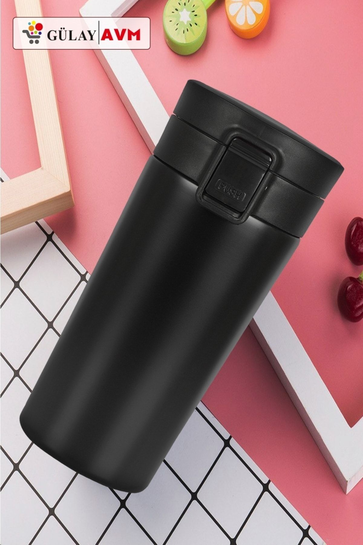 304 Stainless Steel Thermos 380 Ml Double Layer Bass Inner Locked System Mug 522 Thermos