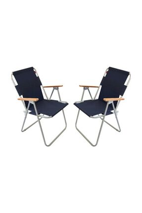 Bofigo 2 Adet Kamp Sandalyesi Katlanır Sandalye Piknik Sandalyesi Plaj Sandal...