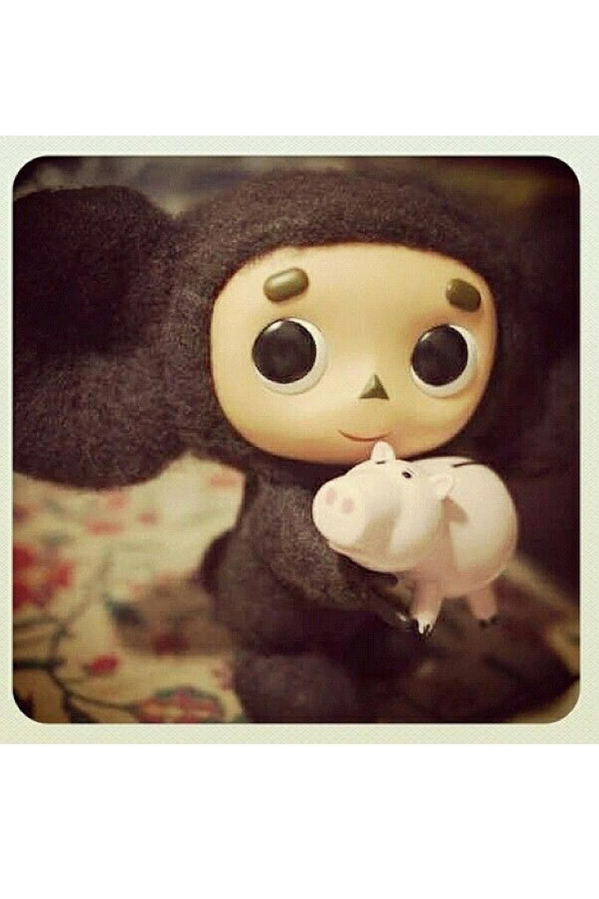 Sole-Cute Cheburashka Plush Toy - Big Eyed Russian Anime Cheburashka Doll - 30 Cm 6