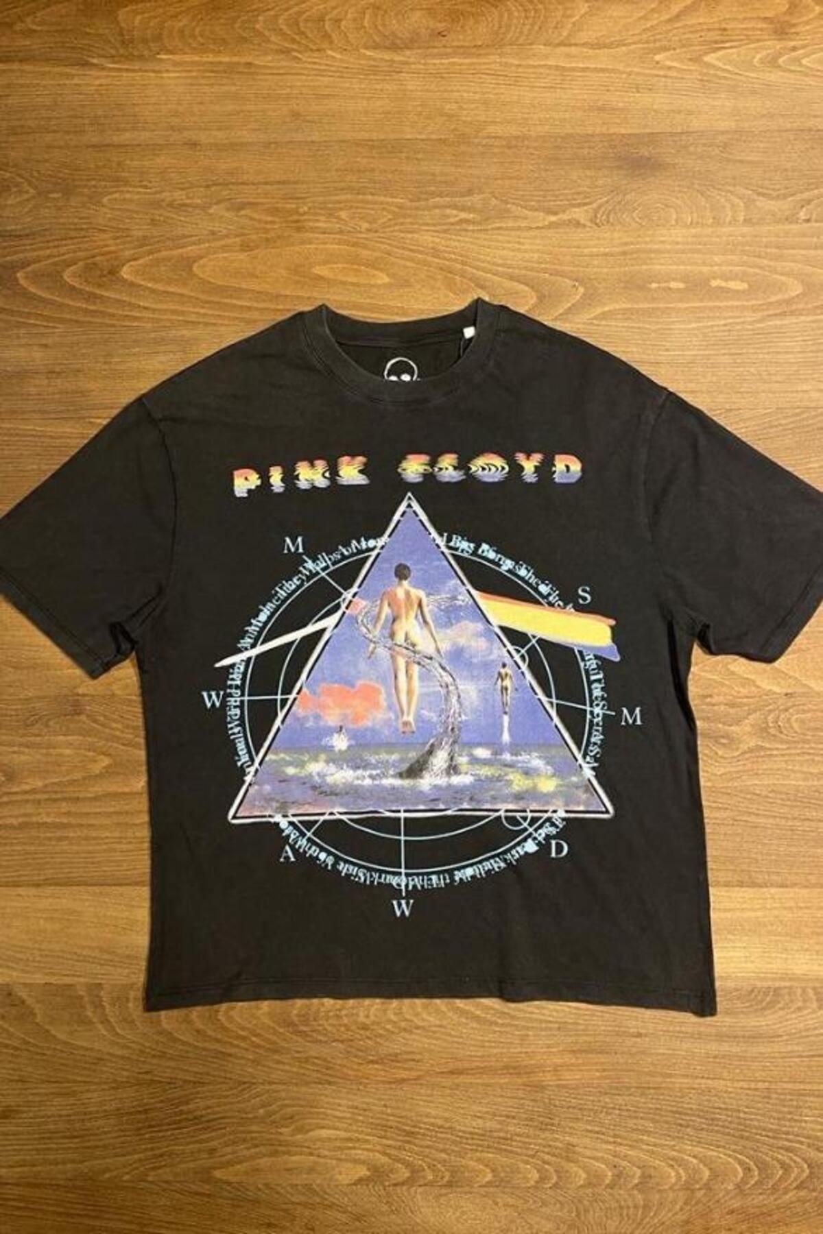 Overdrive Pink Floyd eclipse Oversize Y kamal Vintage Rock T shirt Fiyat Yorumlar Trendyol
