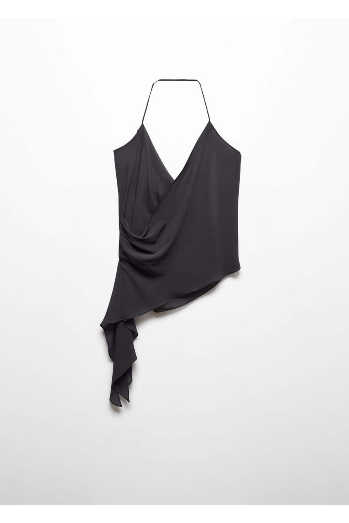 MANGO Woman-Blouse with Open Back Drape 3