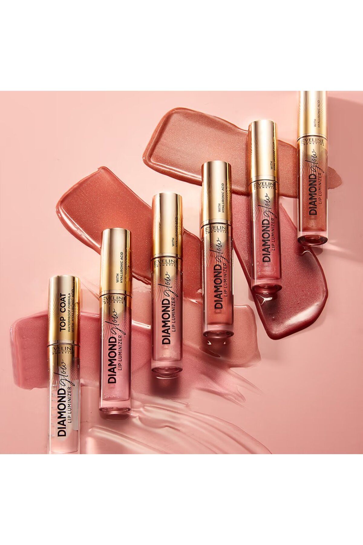 Eveline Cosmetics-ملمع الشفاه دايموند جلو بحمض الهيالورونيك 4.5 مل 4