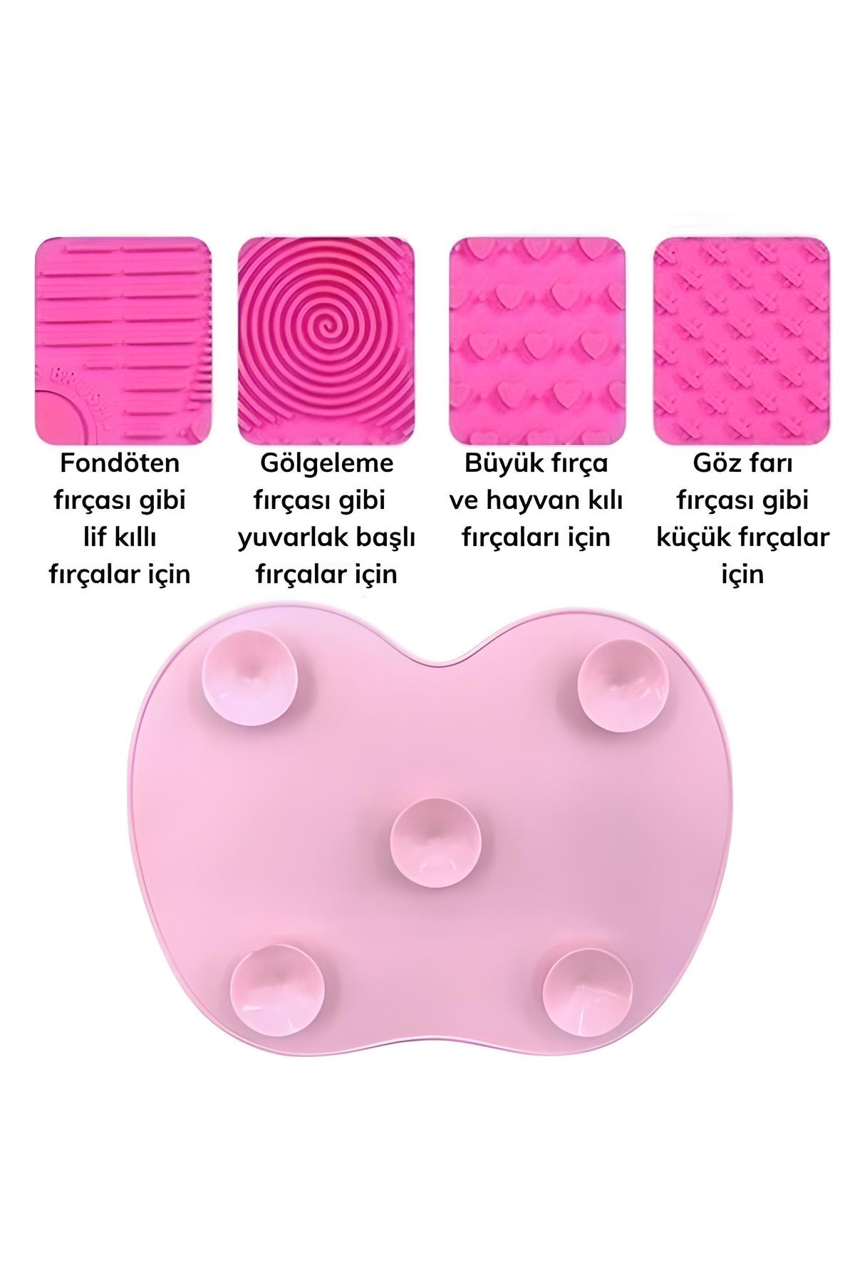 Pratik Kolay Makyaj Fırçasıı Temizleme Matı Aparatı Aleti (Nj) — 3034d3333eac3034d3333eac00 — تصویر 3 از 7