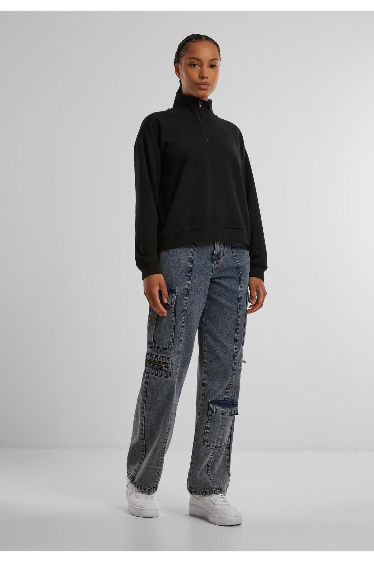 Urban Classics-Leichter Frottee-Troyer für Damen 4