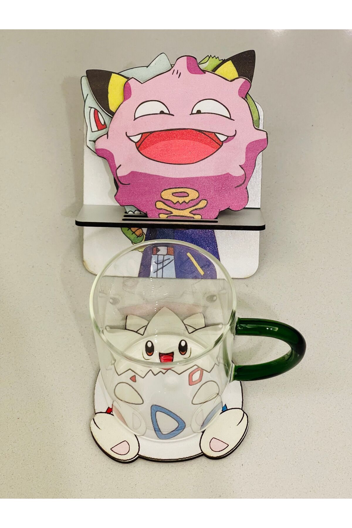 taso8090-Pokemon Special Cut Coaster - 4 Pieces and Stand 4