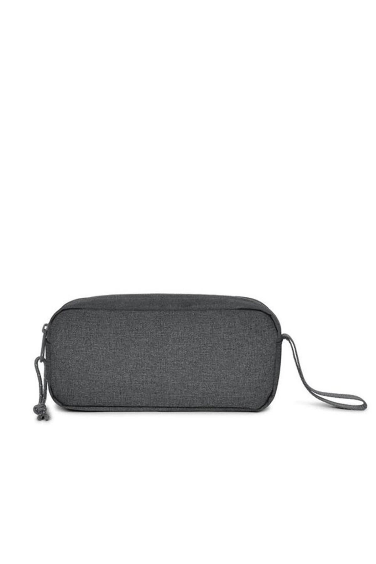 جامدادی خاکستری جعبه قلم دوبل جین سیاه Eastpak