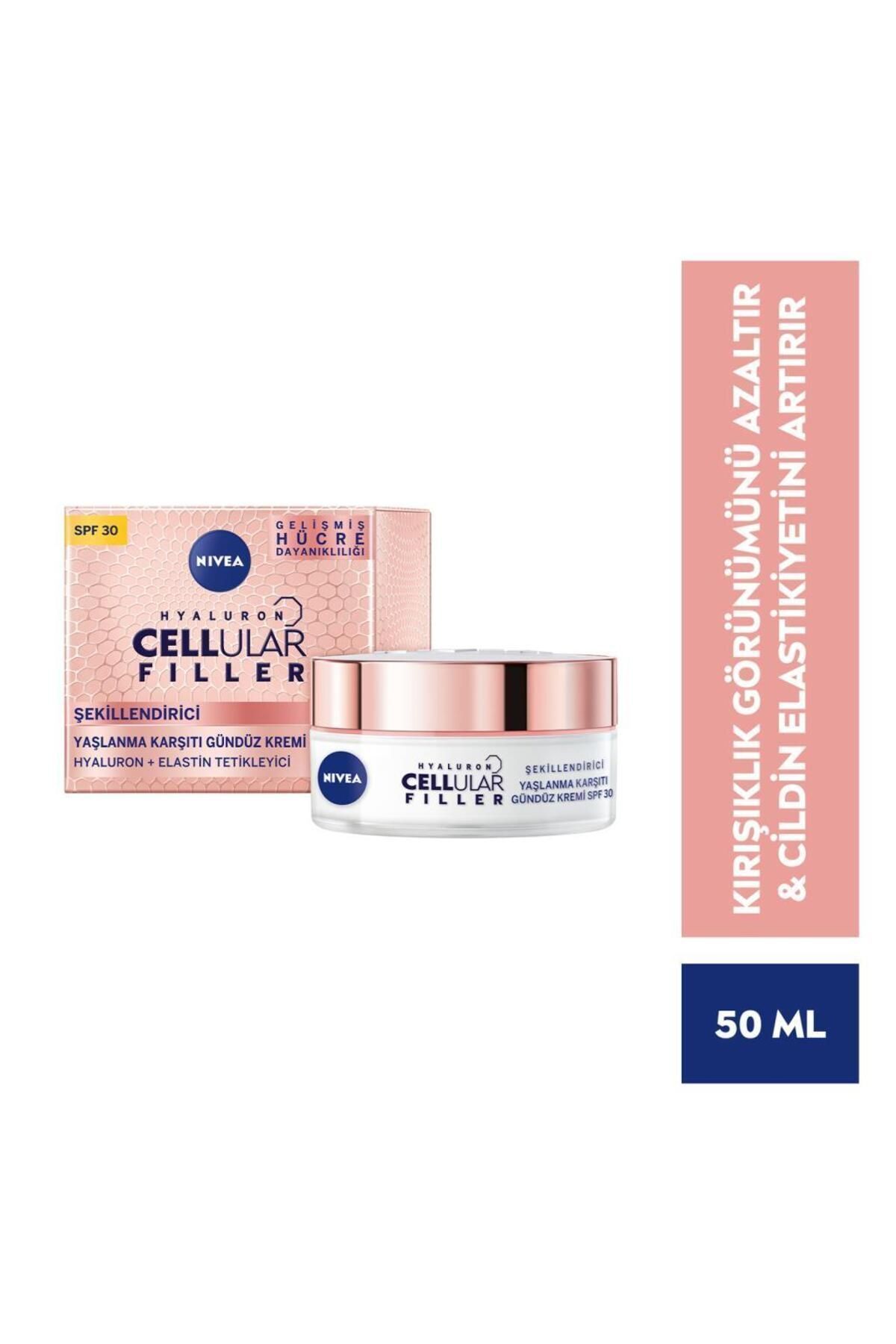 NIVEA-Hyaluron Cellular Filler - 50 Ml SPF 30 Day Cream, Shaping and Anti-Aging 1