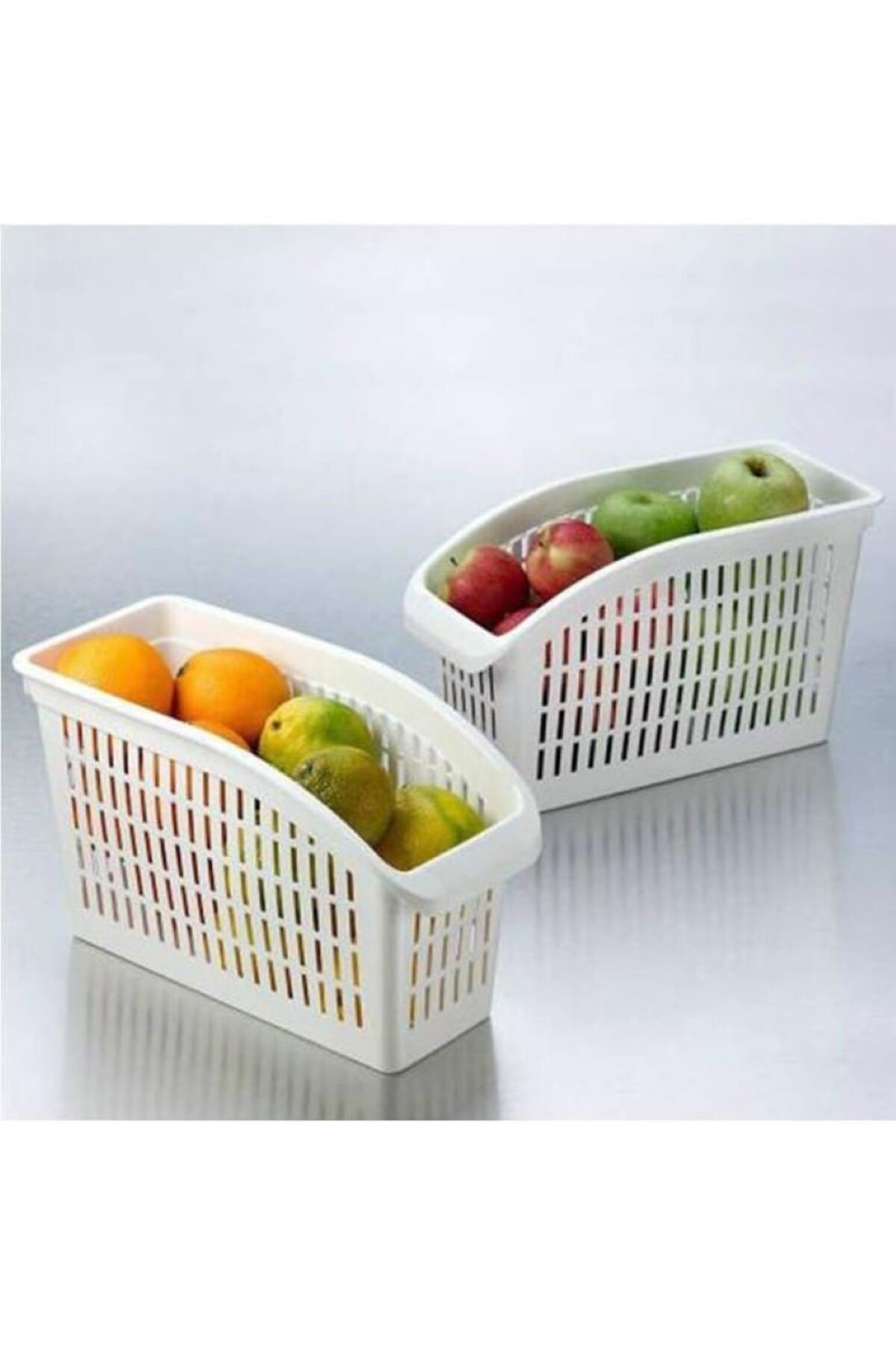 ERSAT HOME-Refrigerator Shelf Organizer Fruit Vegetable Basket - Organizer Closet Organizer -142-3 3