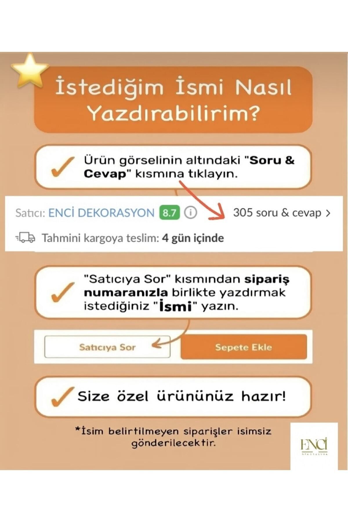 ENCİVA Ahşap Anı Küpleri Isim Küpü Anne Bebek Hatıra Fotoğraf Çekim Ve Dekor Küpü Tekli Set Isim fotoğrafı 2 (önizleme)