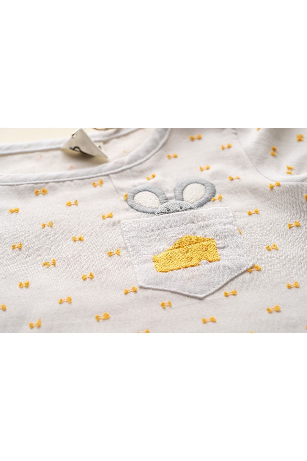 بادی نوزادی پسرانه – دخترانه زرد Be'Calm | 1296-T-PCKT اورجینال - تصویر 2