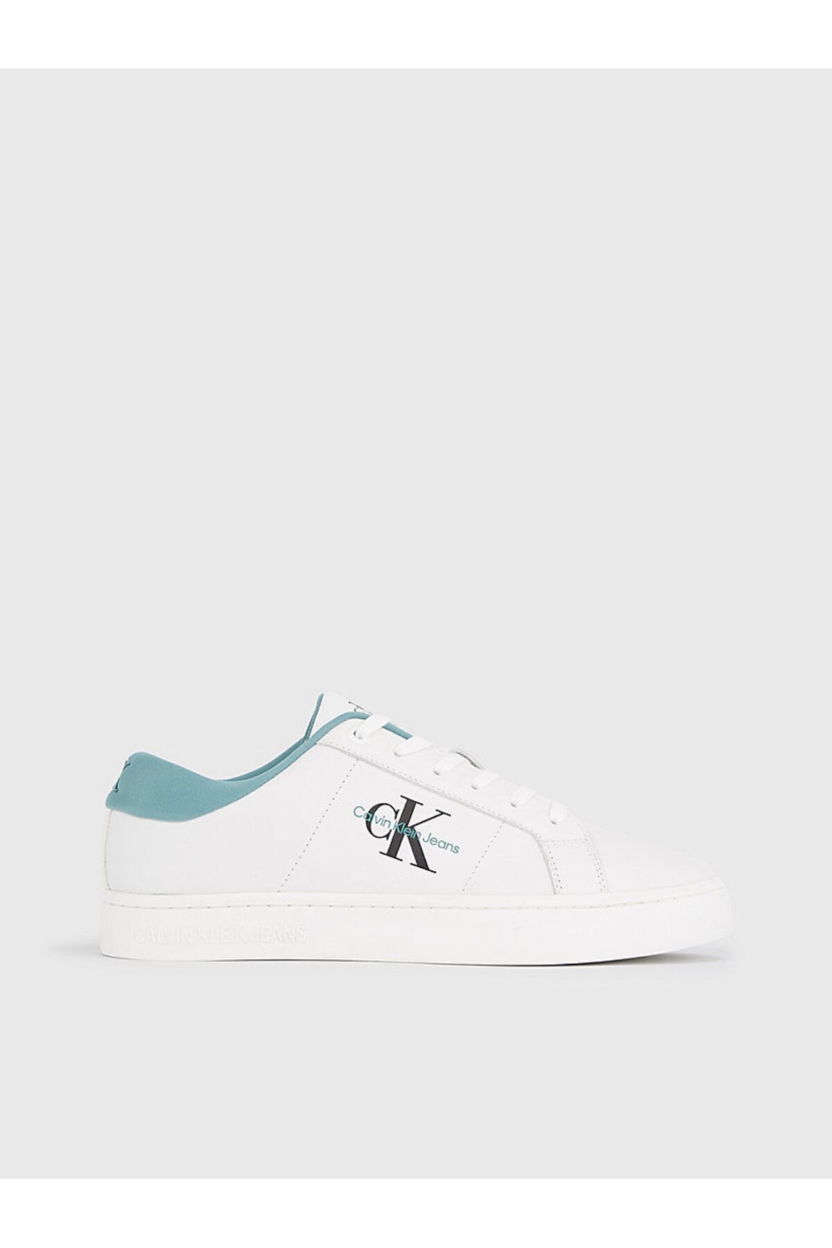 اسنیکر سفید مردانه کلاسیک Cupsole Laceup LTH اورجینال Calvin Klein