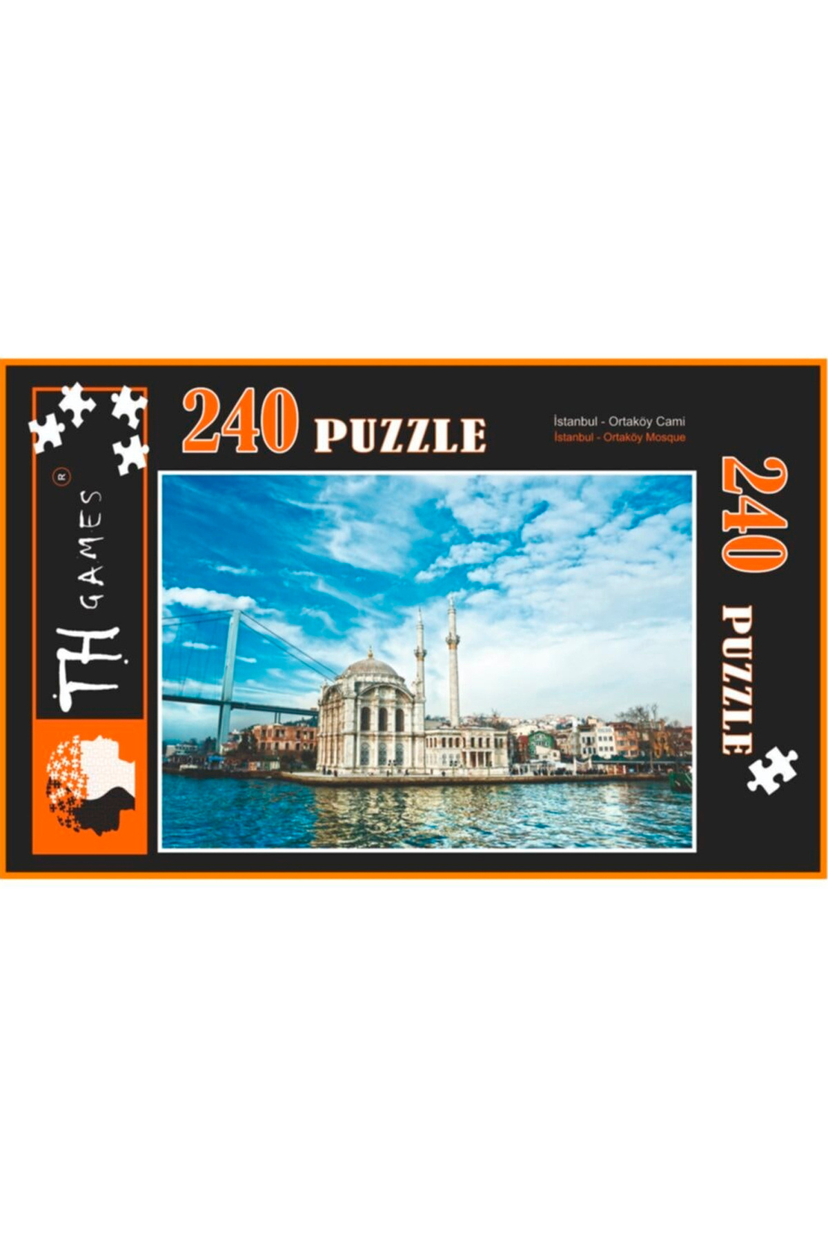 Sole 240 Parça Kutulu Puzzle - En Gözde Şehirler! Ortaköy Cami