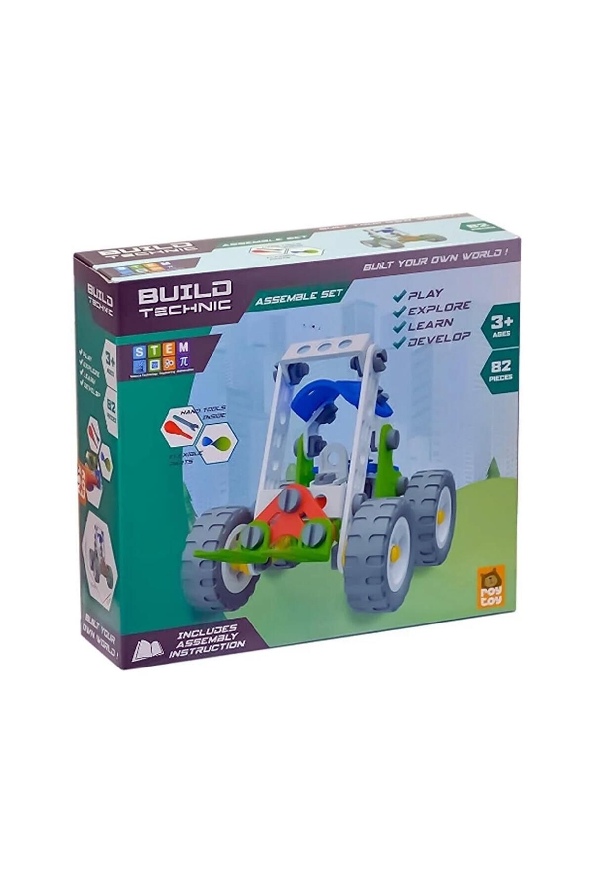 Sole-Build Technic Set, 82 Pieces Forklift Block Building Set 3