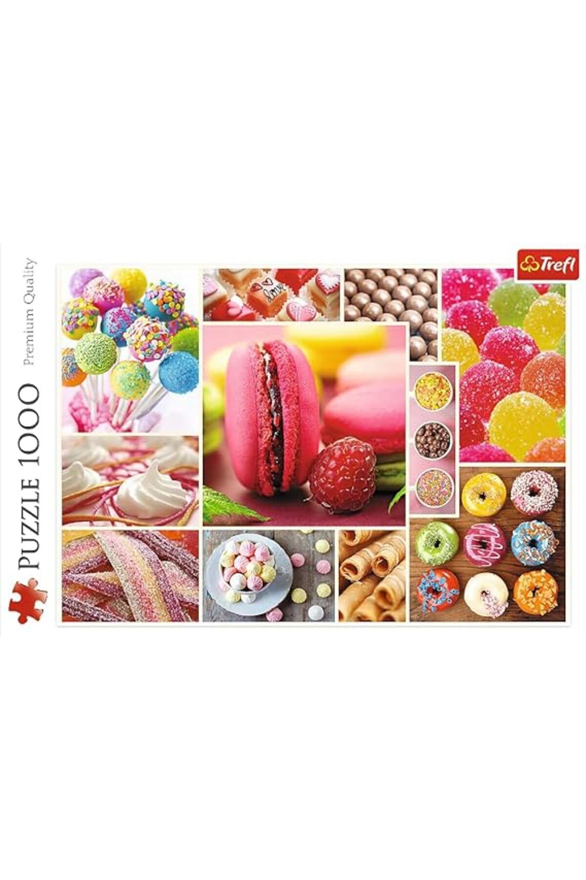 پازل Trefl 916 10297 EA 1000pcs Nook جذاب ، Bonbons مختلف Genel Markalar