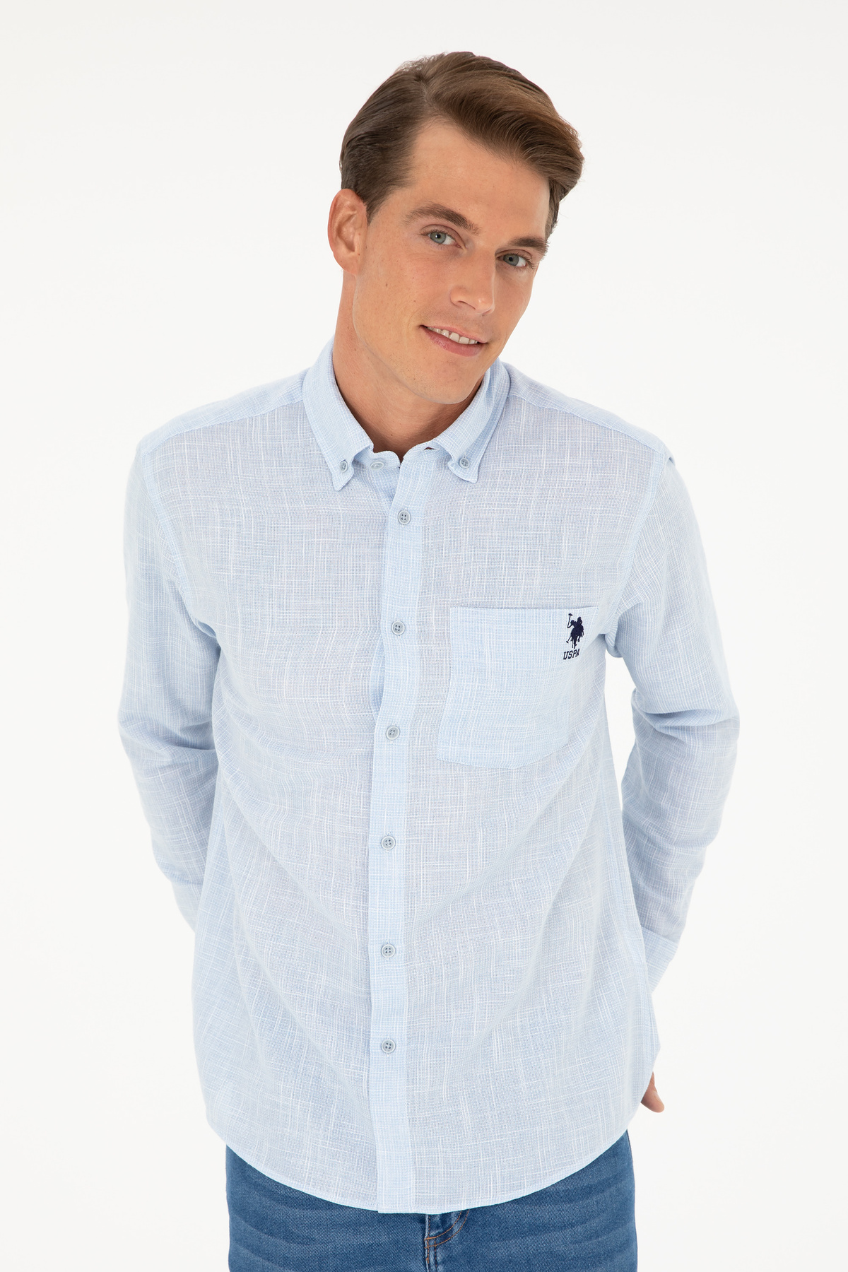 پیراهن مردانه یو اس پولو | 1026020 U.S. Polo Assn. - Image 3