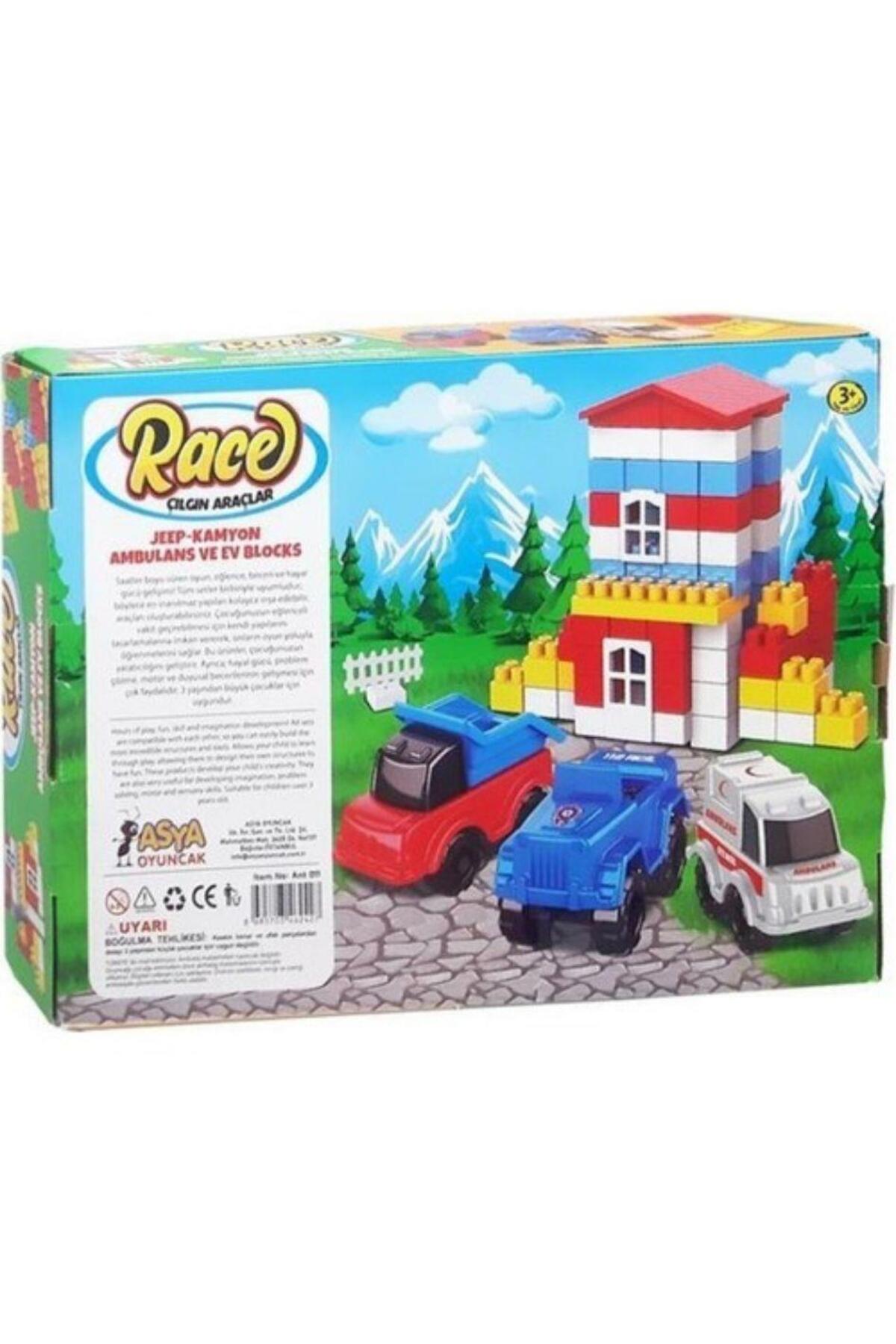 مجموعه ۱۰۰ تکه وسایل نقلیه دیوانهوار و بلوکهای خانگی