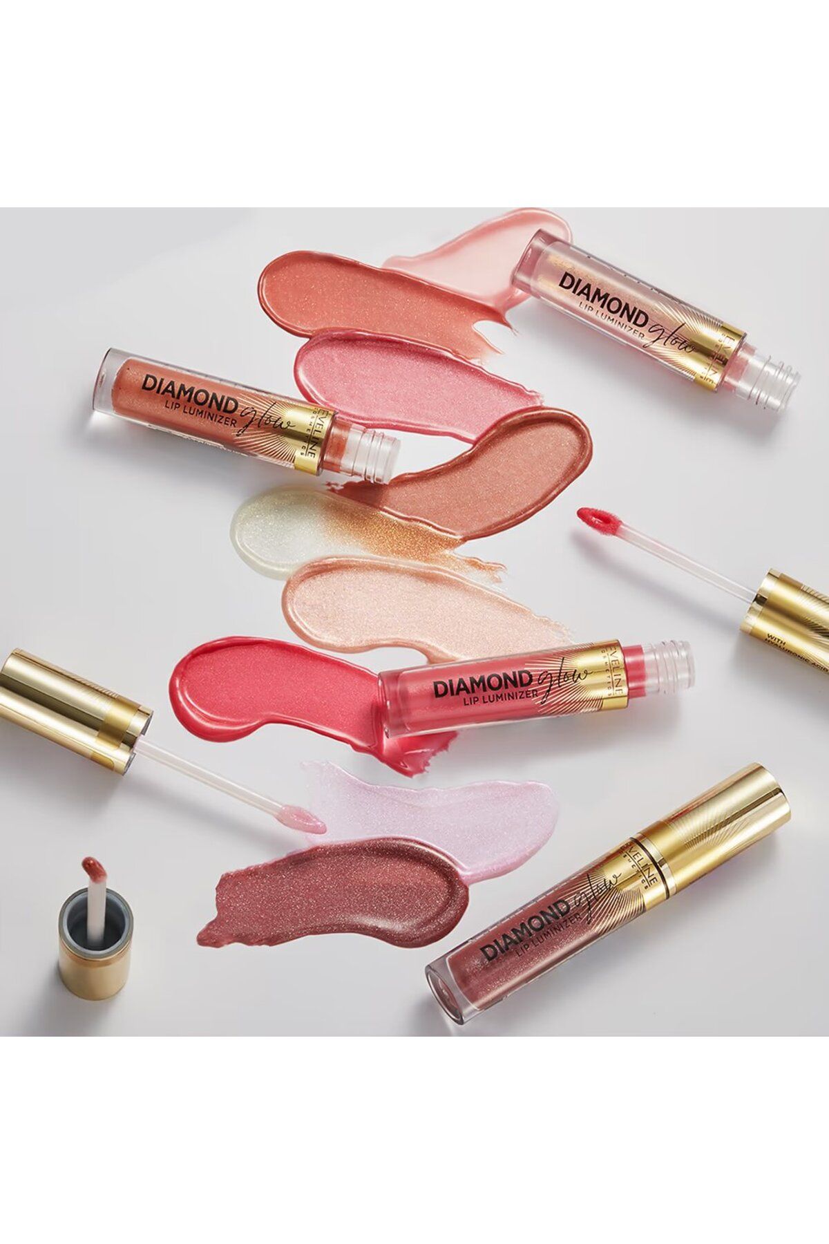 Eveline Cosmetics-ملمع الشفاه دايموند جلو بحمض الهيالورونيك 4.5 مل 7