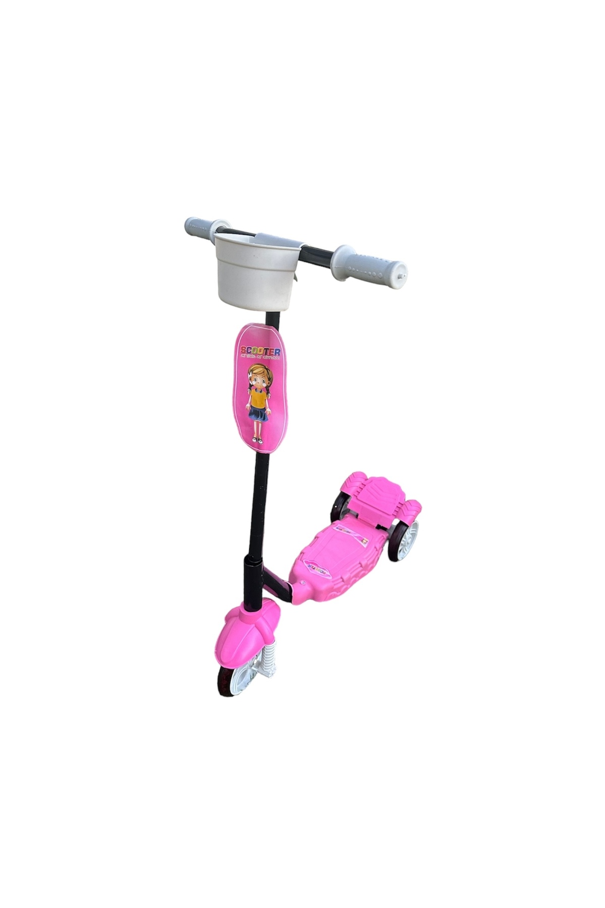 DREAMS Scooter - Oyuncak Sepetli Frenli 3 Tekerlekli
