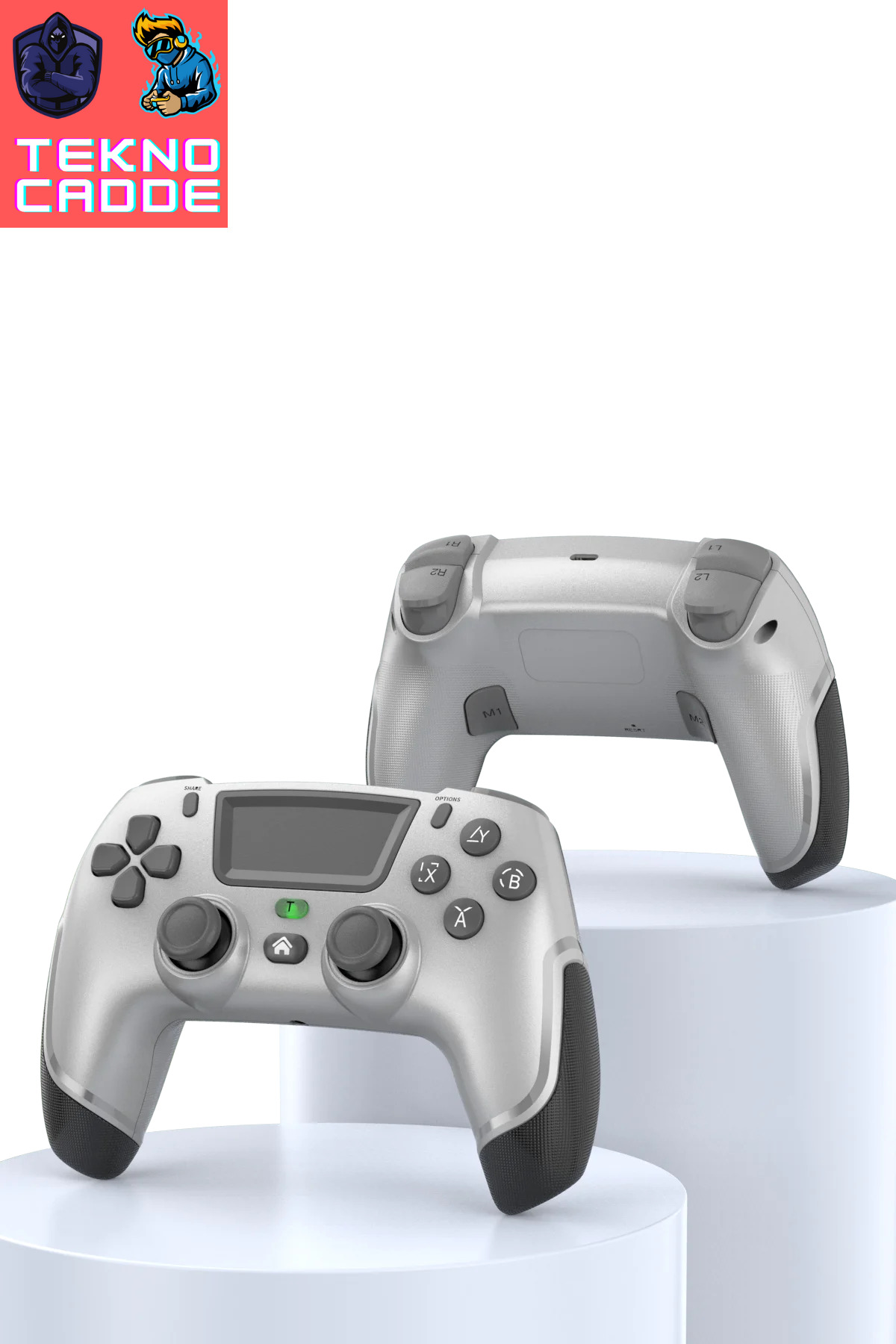 P06 PS4/PC/Android/IOS Tablet Telefon/Switch Uyumlu Bluetooth Joystick Gamepad