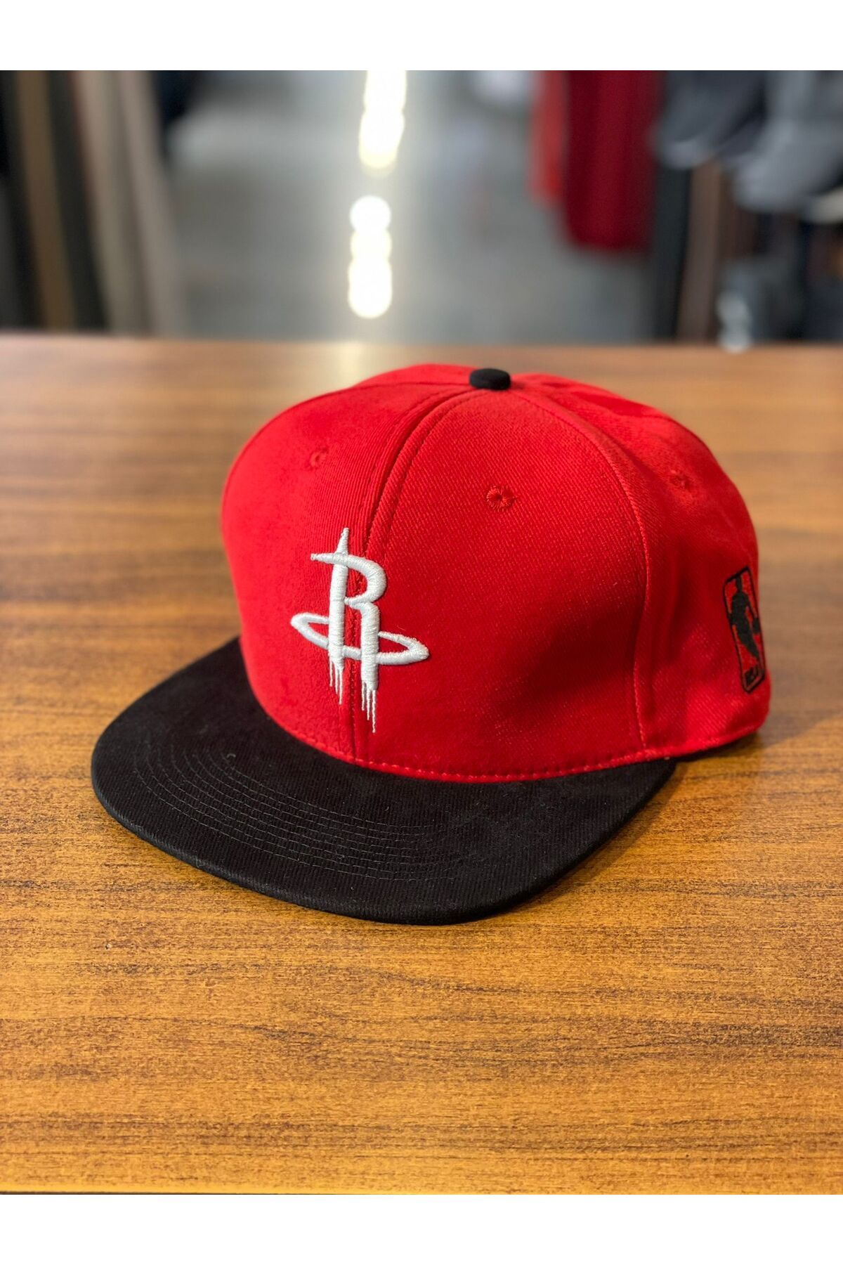 hamze Houston RocKets NBA Hiphop SnapbacK Red Cotton Canvas BasKetball Cap Trendyol