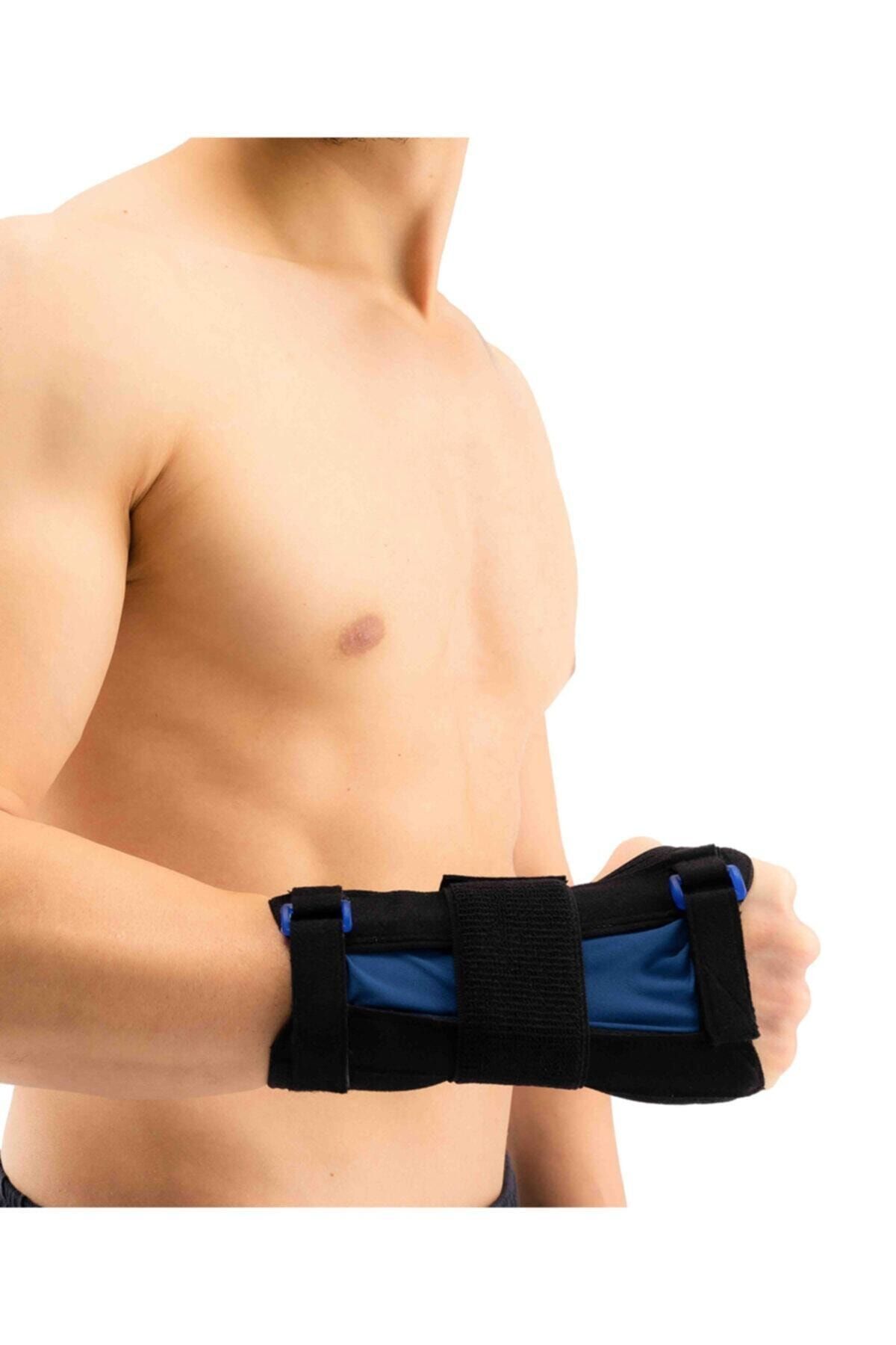 Ortholand-Static Hand Wrist Splinti with Right Back Support - Neoprene Fabric Without Size 3