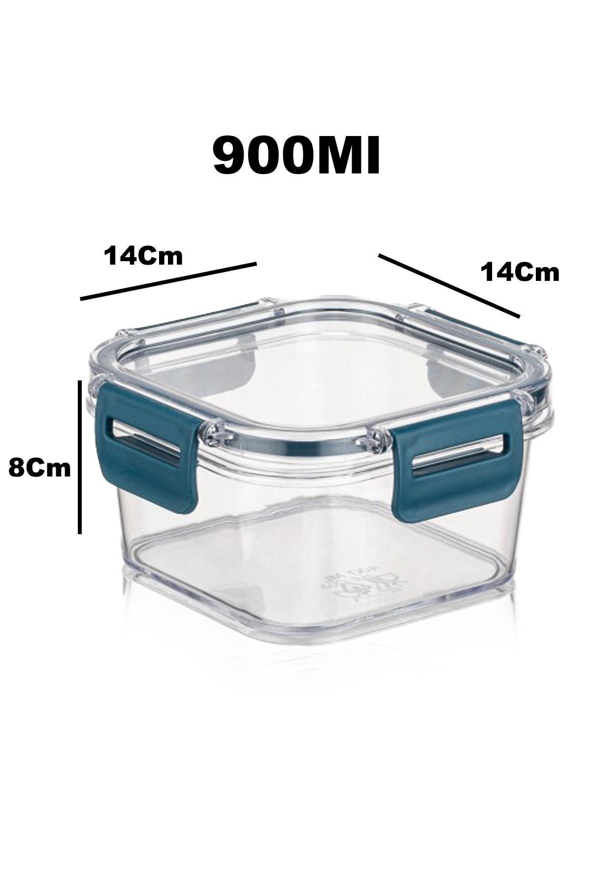 Calke-Set of 3 Leak-Proof Storage Container with Lock Lid 4