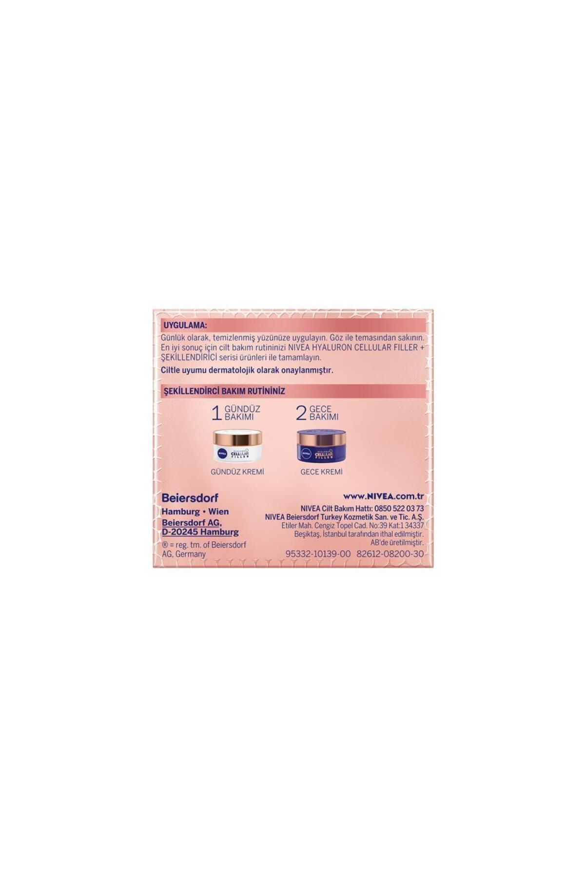 NIVEA-Hyaluron Cellular Filler - 50 Ml SPF 30 Day Cream, Shaping and Anti-Aging 3