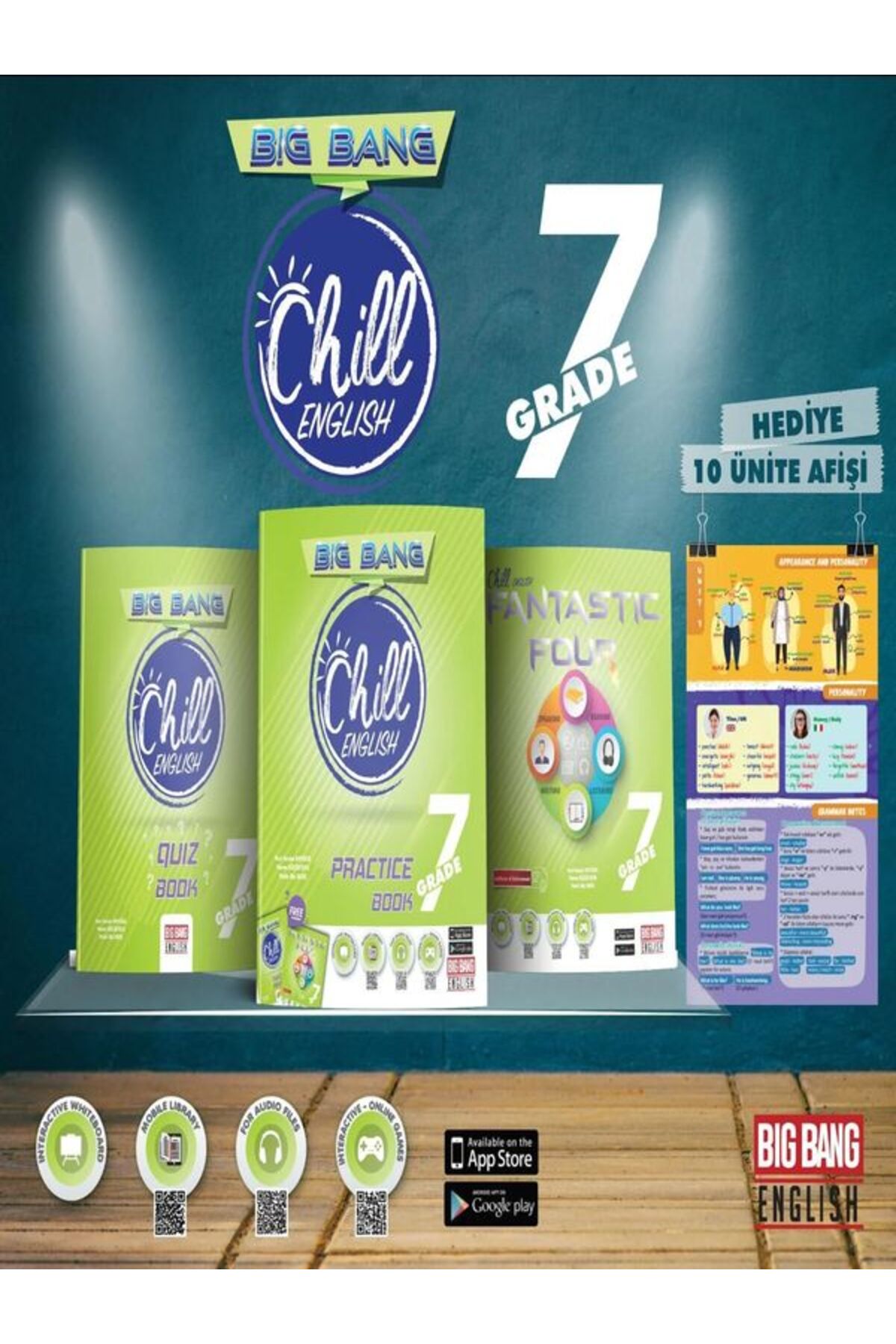 Newton Yayınları 7. Sınıf Big Bang CHILL ENGLISH 3 KİTAP(PRACTICE